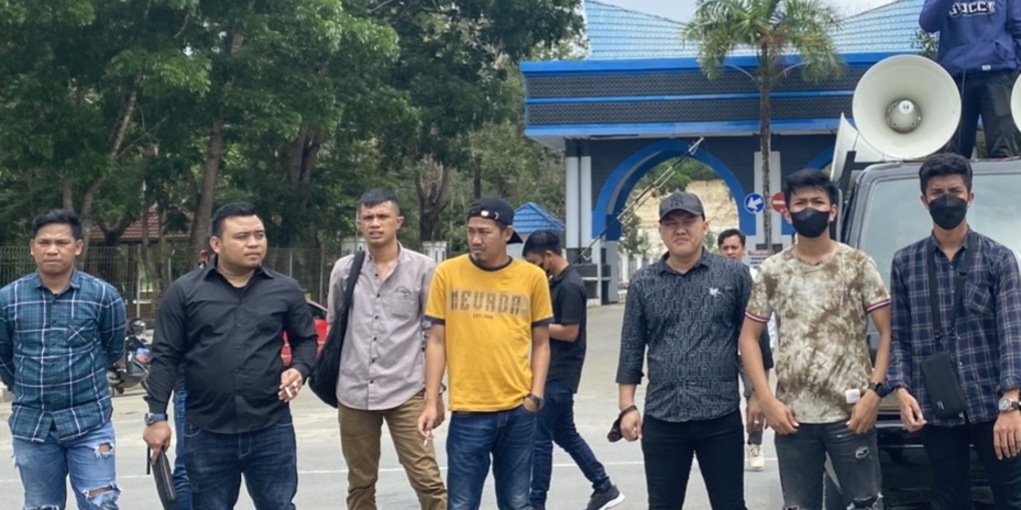 Gelar Aksi Demostrasi, Konutara Minta Polda Sultra Segera Periksa Pimpinan PT. Tiran Mineral