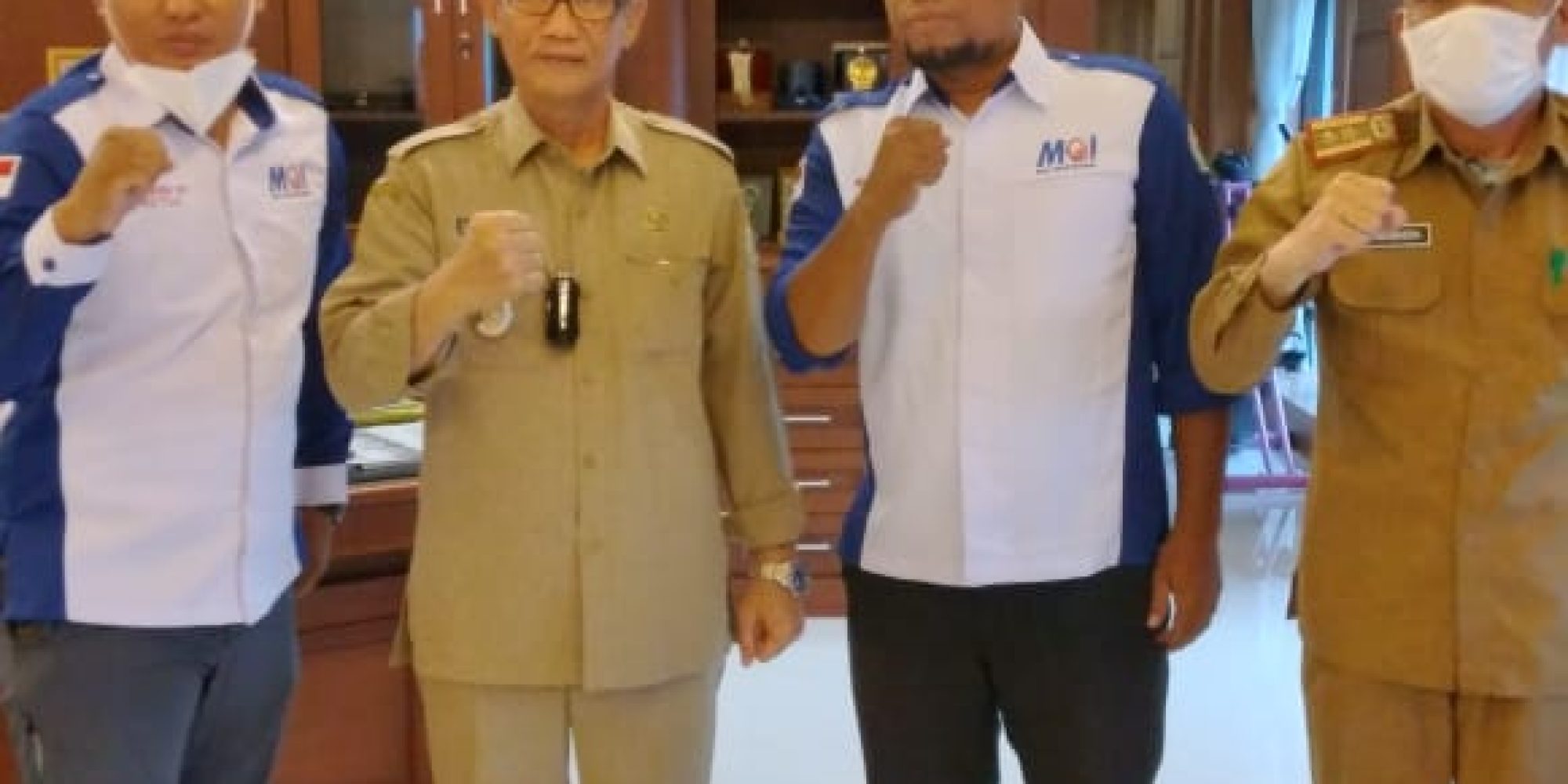 DPW MOI SULTRA Sowan ke WAGUB LA Terkait Sebagai Pembina dan Penasehat
