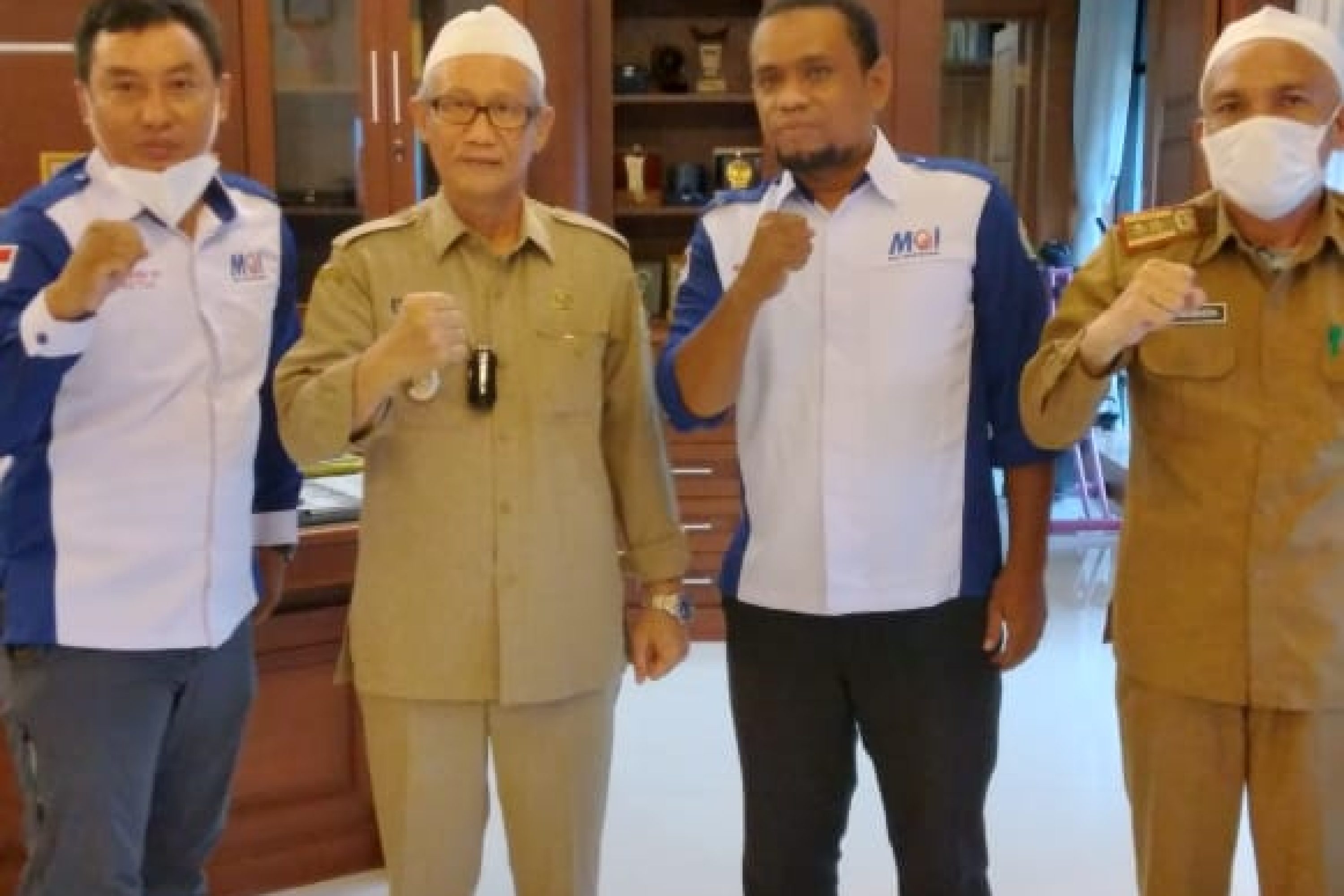 DPW MOI SULTRA Sowan ke WAGUB LA Terkait Sebagai Pembina dan Penasehat
