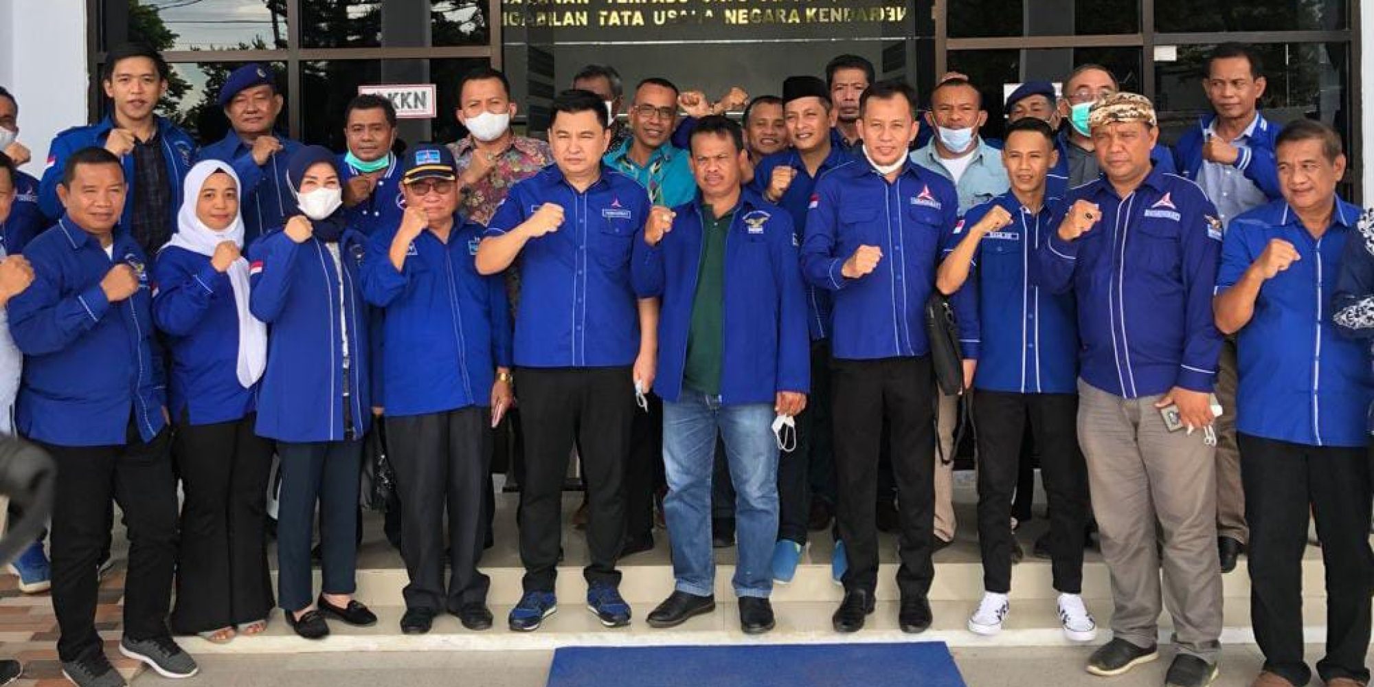 Partai Demokrat Sultra Sambangi PTUN Kendari, ada apa ?
