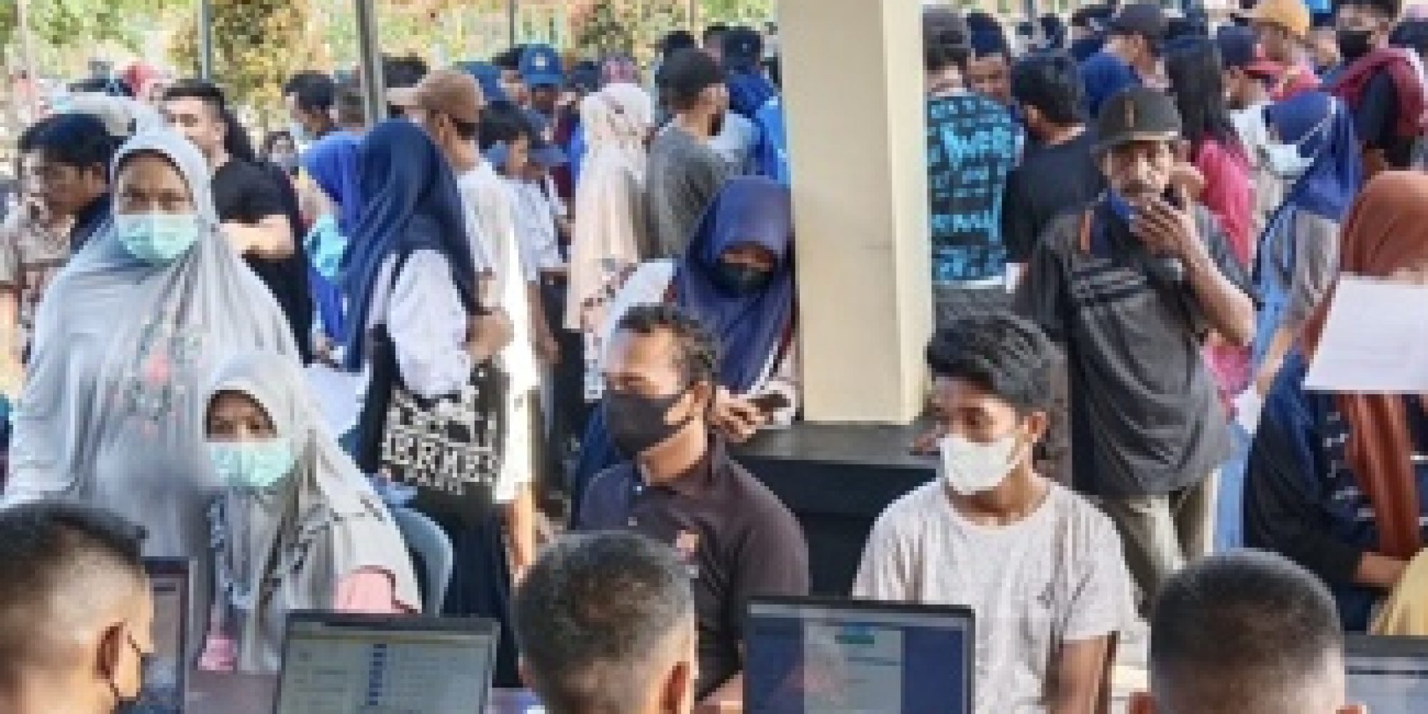 Terbuka Untuk Umum, Polsek Angata Gelar Vaksinasi Massal