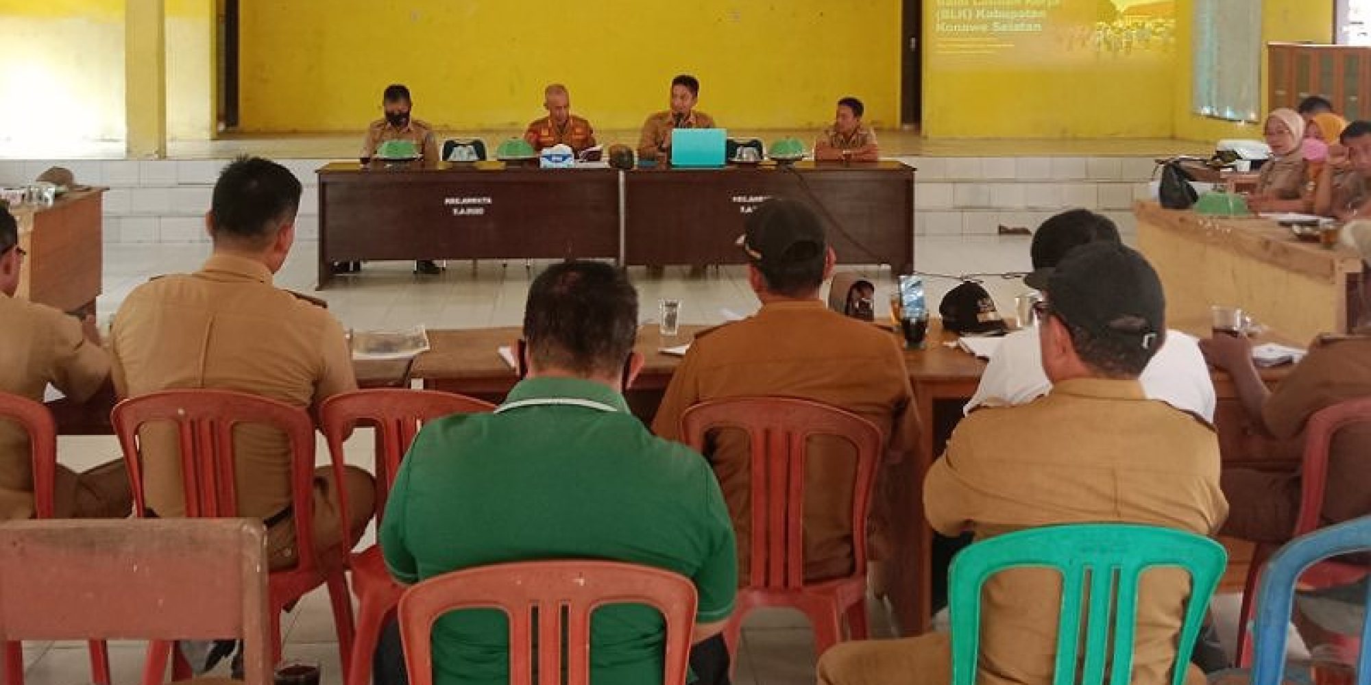 UPTD BLK Kab.Konsel Gelar Sosialisasi Program Pelatihan dan Rekrutmen Calon Peserta Pelatihan di Kec. Angata