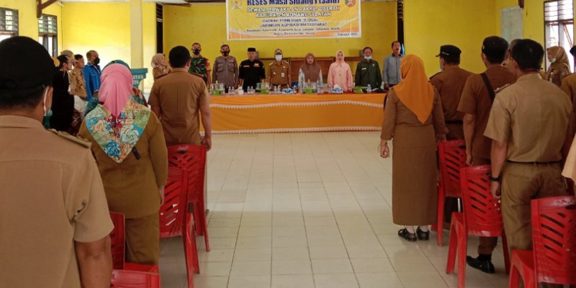 Serap Aspirasi Masyarakat, DPRD Kab. Konsel Gelar Reses Masa Sidang I Tahun 2022 di Kecamatan Angata