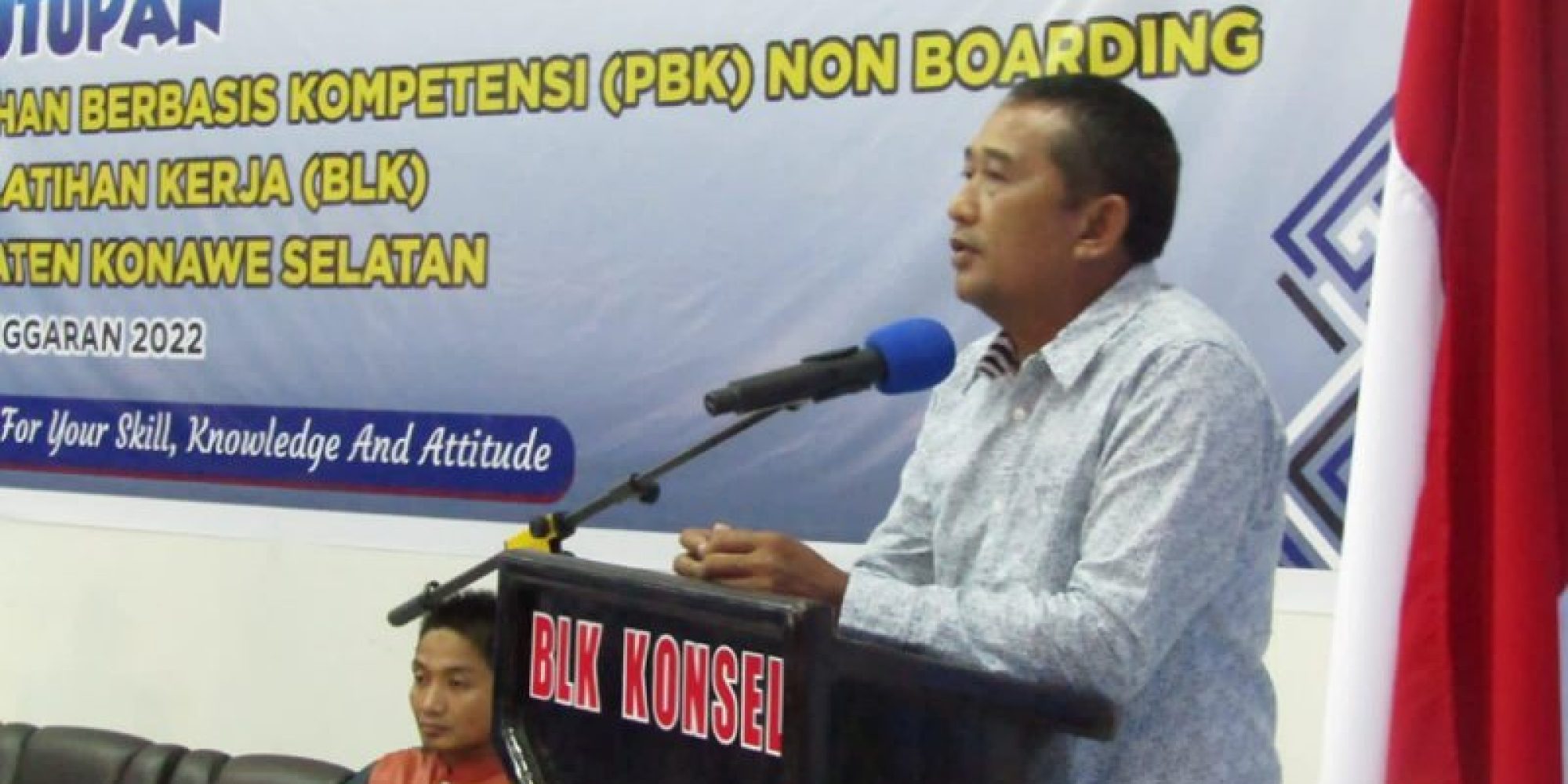 Pelatihan Berbasis Kompetensi (PBK) Resmi di Tutup, I Gusti Adi Suwantara Berharap siswa alumni PBK untuk dapat berwirausaha mandiri
