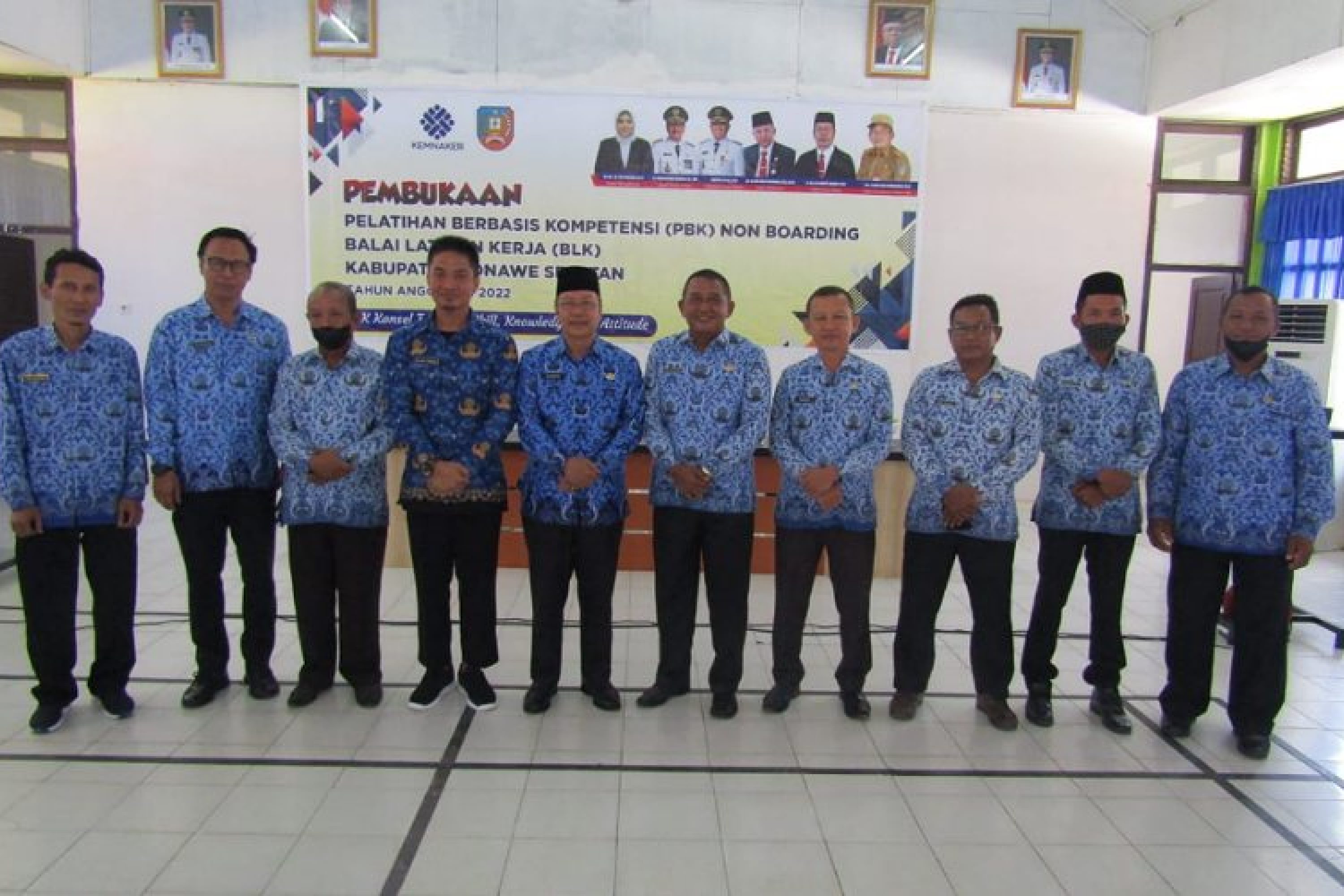 Buka Kegiatan PBK Tahap 2, Ir. Syarif Sajang, M.Si, Mengapresiasi Kinerja Kepala BLK Konsel
