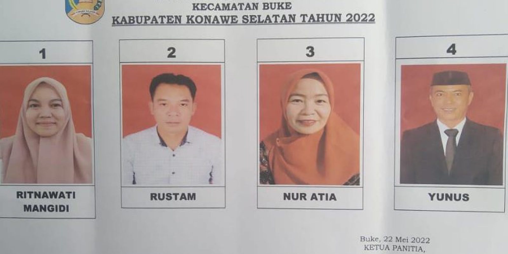 Pilkades Buke Bergejolak, Ketiga Calon Meminta Kadis DPMD Untuk Mengevaluasi kembali