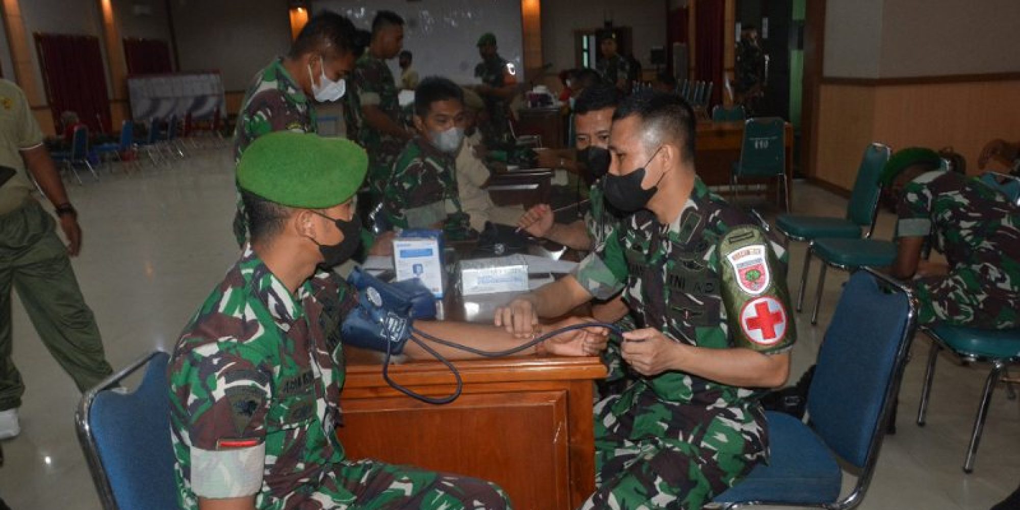 Korem 143/HO Gelar Donor Darah, Dalam Rangka Memperingati HUT Kodam XIV/ Hasanuddin