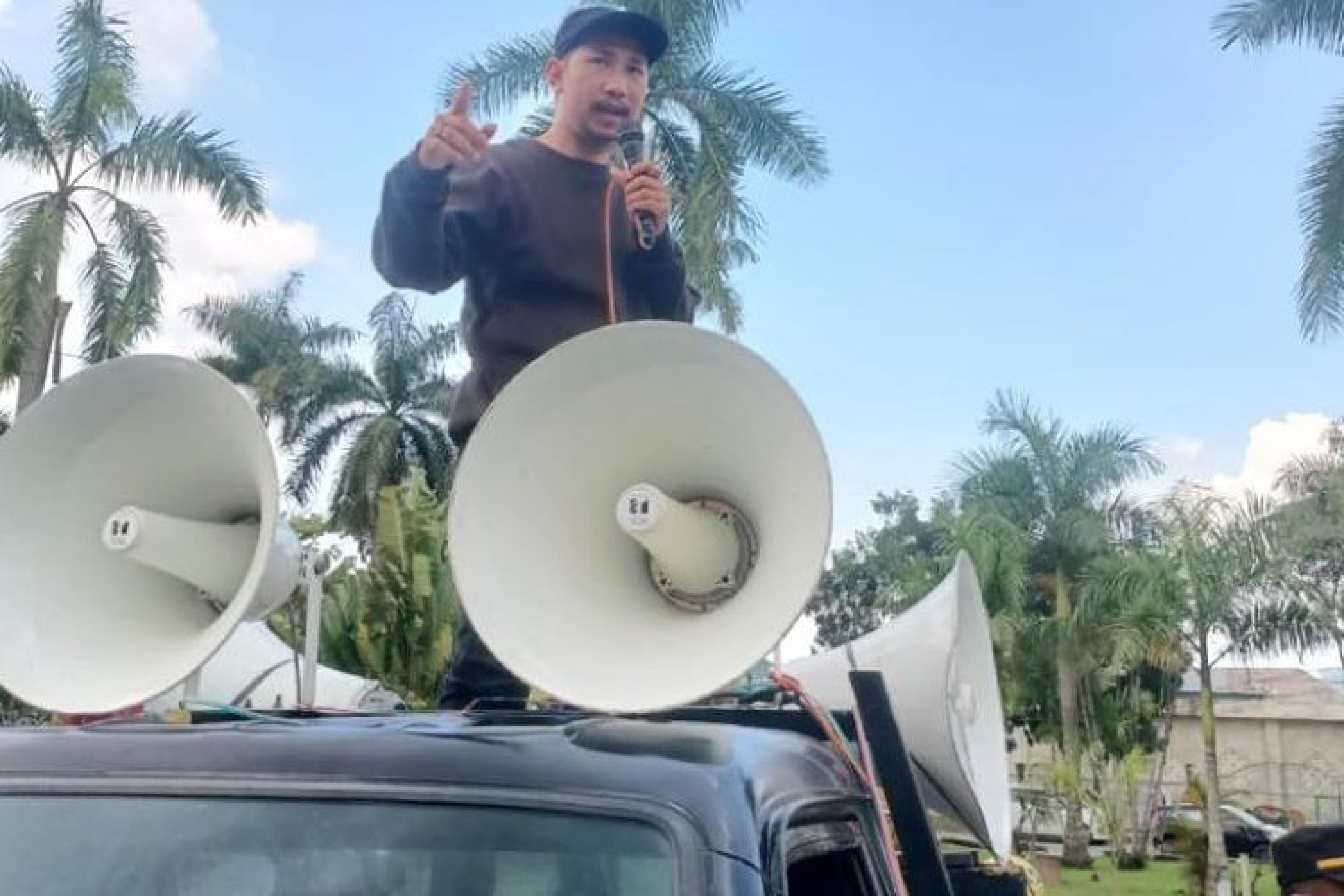 GPM Konut Kecam Tindakan Refresif Aparat Satpol PP Konut Terhadap Mahasiswa Yang Aksi Demontrasi.