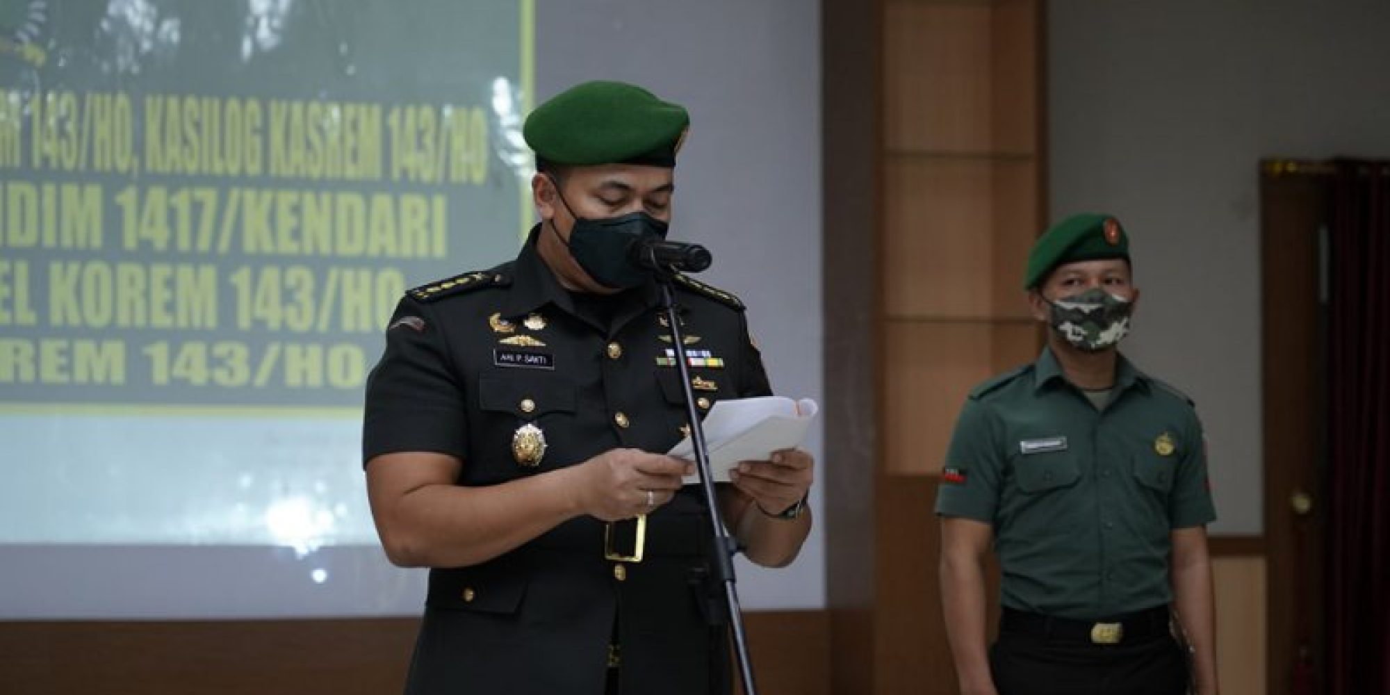 Tiga Pejabat Utama Korem 143/HO Berganti, Ini Pesan Danrem