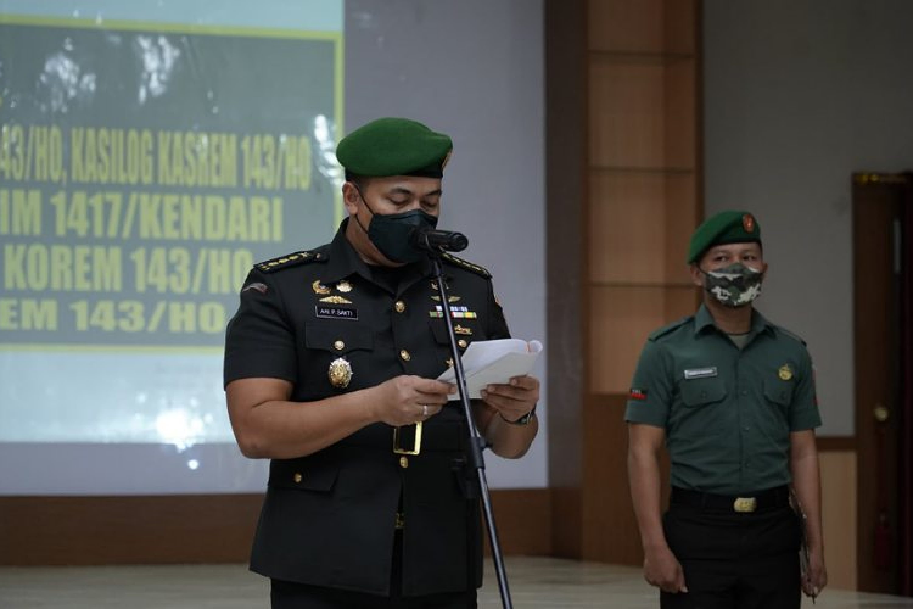 Tiga Pejabat Utama Korem 143/HO Berganti, Ini Pesan Danrem