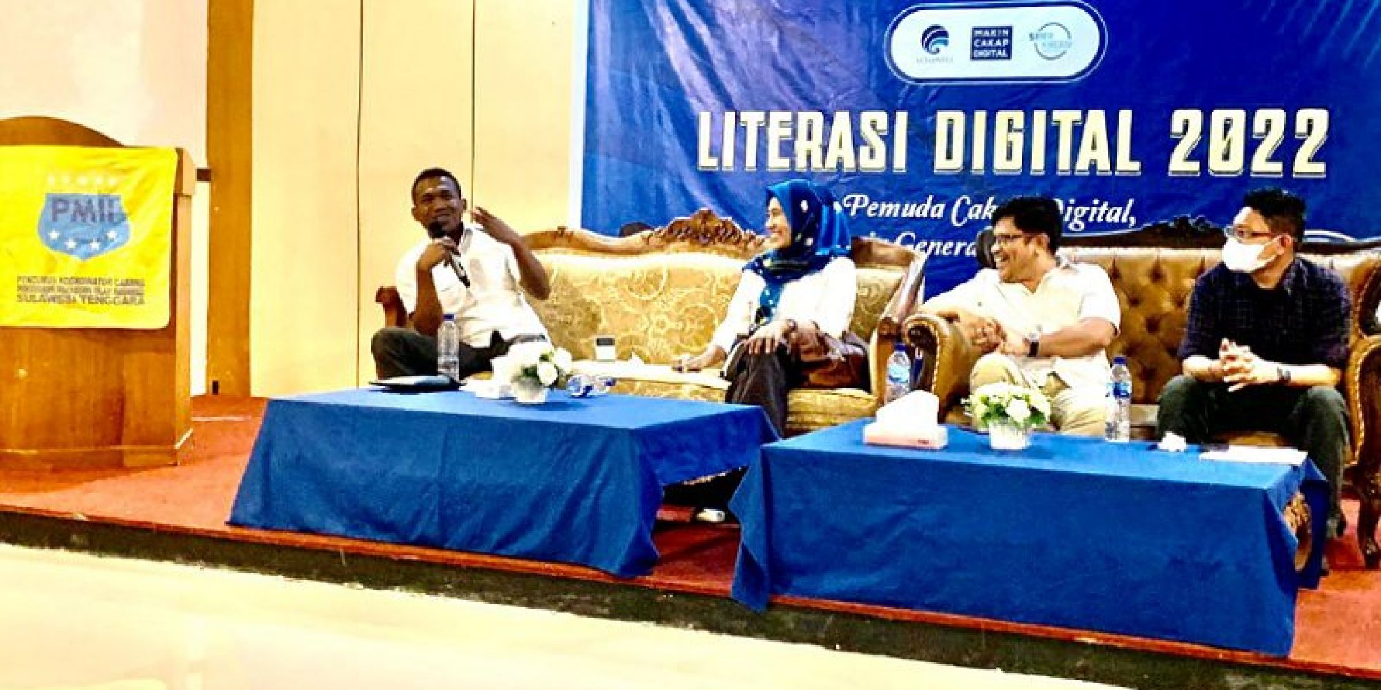 Berkembang Pesatnya Proses Digitalisasi Dan  Banyak Tantangan, PKC PMII Sultra Gelar Kegiatan Literasi Digital 2022