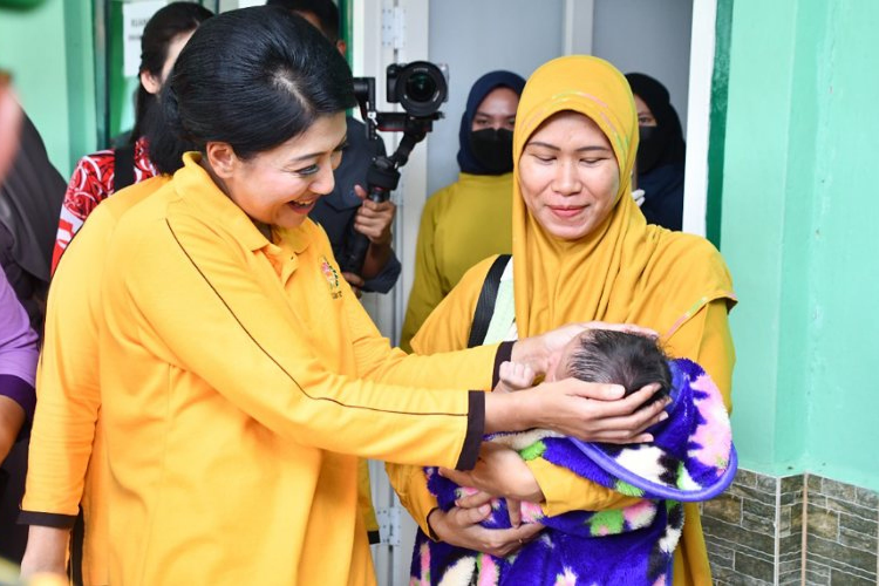 Ketua Umum Dharma Pertiwi Berkunjung Ke Sultra Dalam Rangka Turunkan Angka Stunting