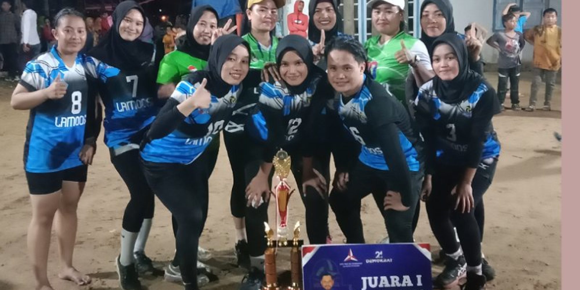 Skuad Destroyerx Juarai Final Bola Voli AHY CUP I Di Konsel
