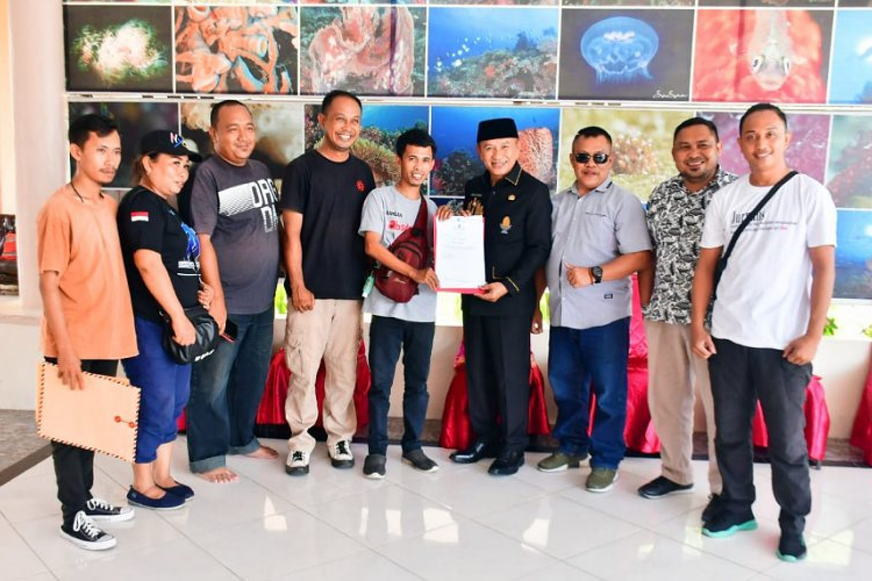Bupati Pohuwato Saipul A Mbuinga bersama Ketua DPRD Nasir Giasi Sah Menjadi Dewan Pembina Pusat (DPP) PJS