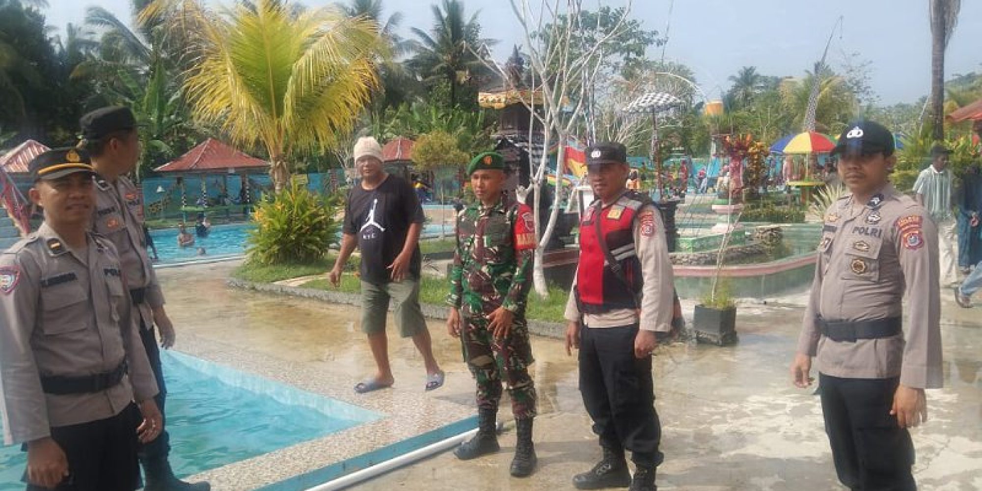 Berikan Rasa Aman Di Tempat Wisata, Ka Pos Pam Mowila Lakukan Patroli Dan Pengamanan