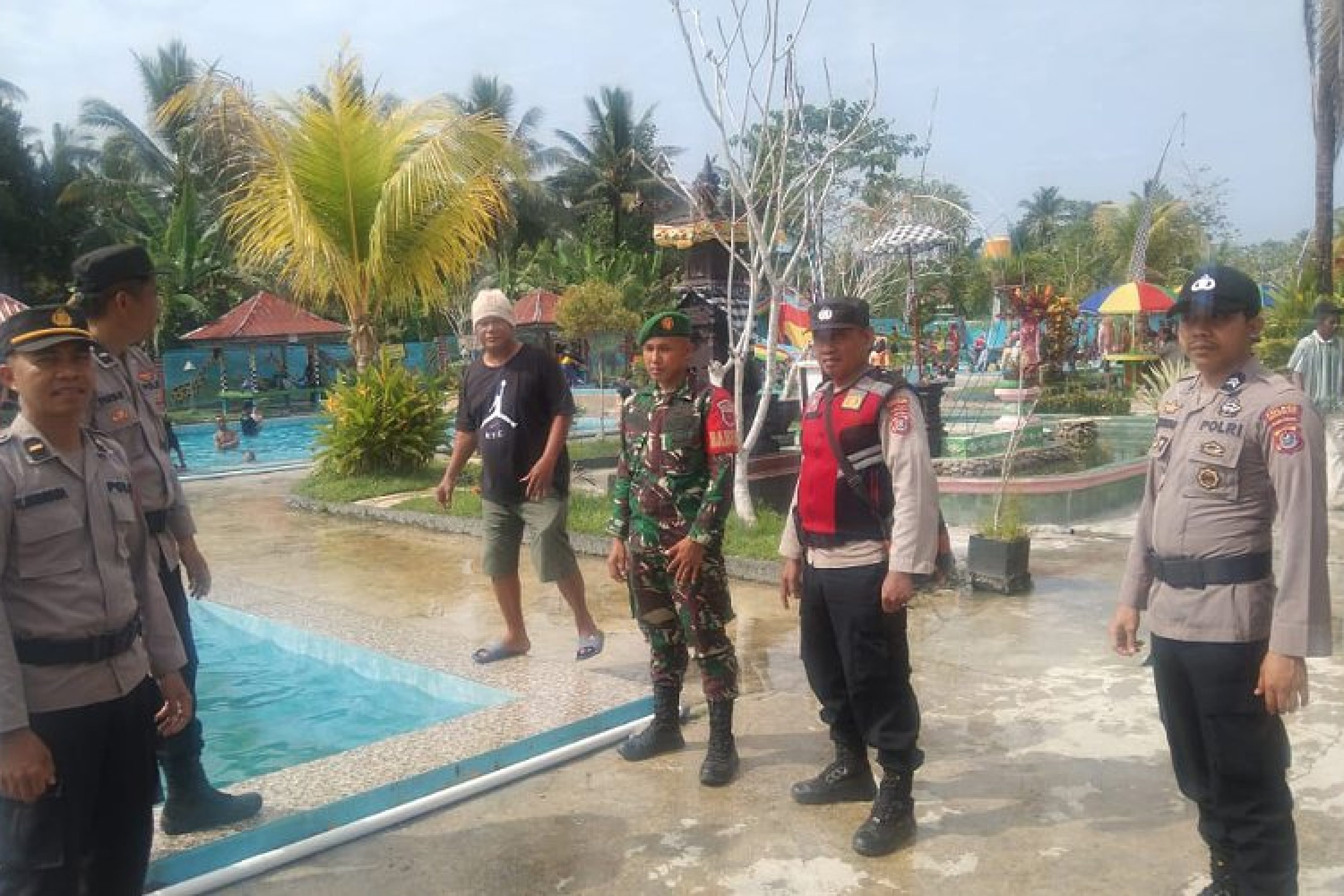 Berikan Rasa Aman Di Tempat Wisata, Ka Pos Pam Mowila Lakukan Patroli Dan Pengamanan