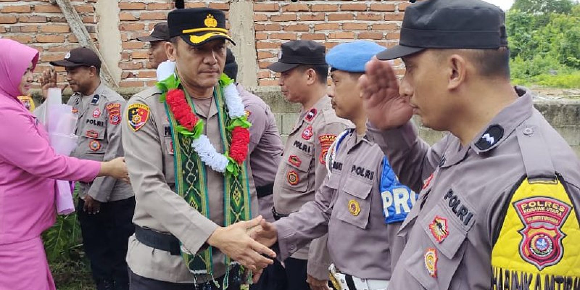 Kunker Ke Polsek Sawa, Berikut Pesan Kapolres Konawe Utara AKBP Priyo Utomo, S.H.,S.I.K