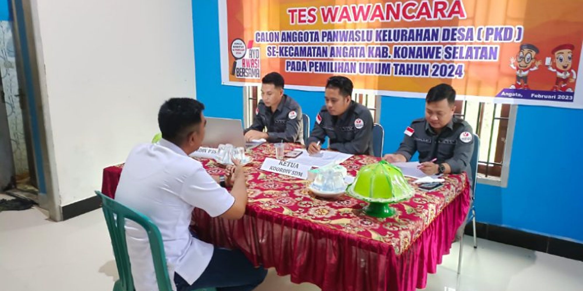 Panwaslu Kec. Angata Resmi Umumkan PKD Terpilih, Berikut Daftarnya