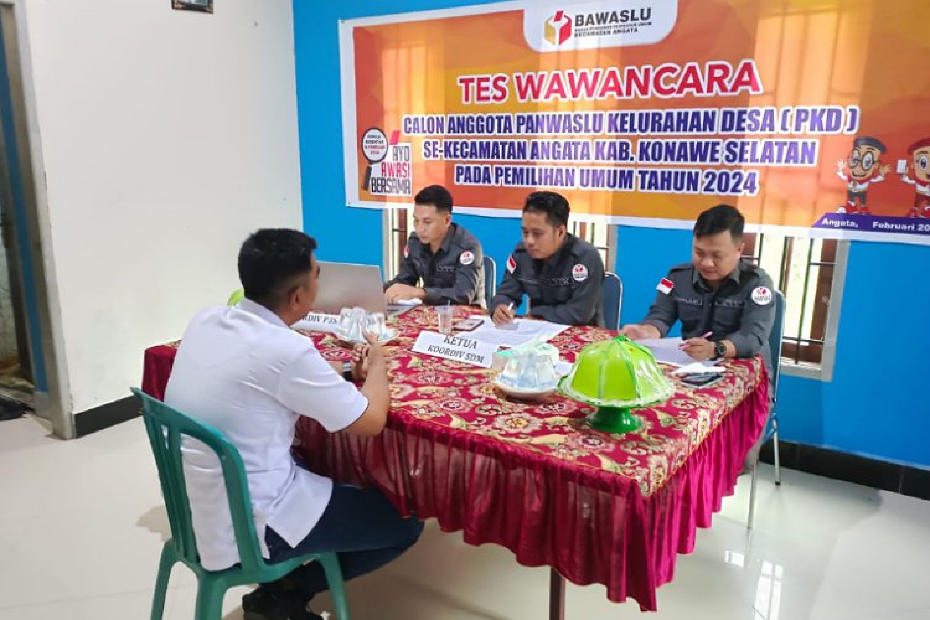 Panwaslu Kec. Angata Resmi Umumkan PKD Terpilih, Berikut Daftarnya