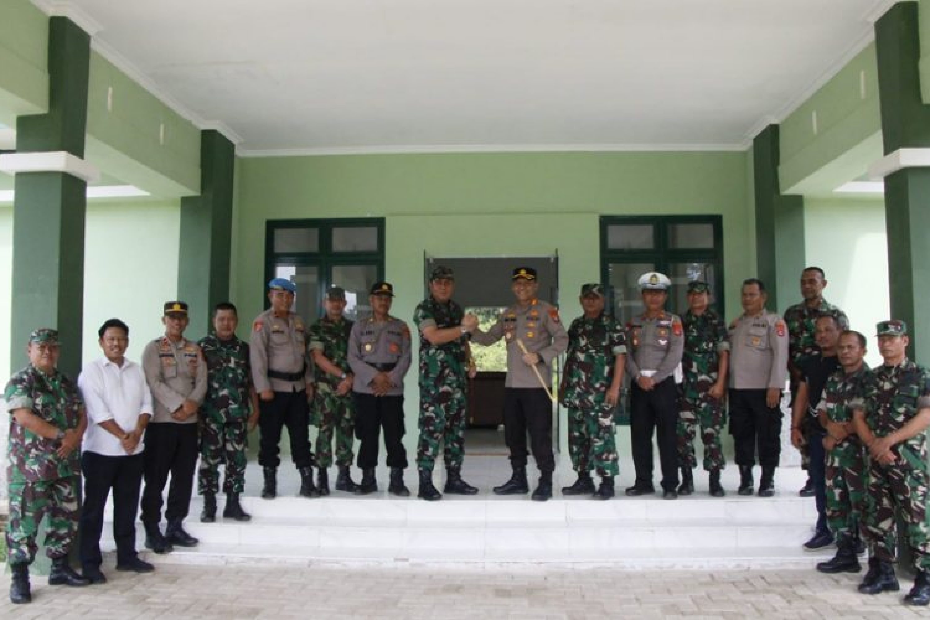 Pastikan Kamtibmas Tetap Terjaga, Kapolres Konut Kunker Mako Kodim 1430/Konut