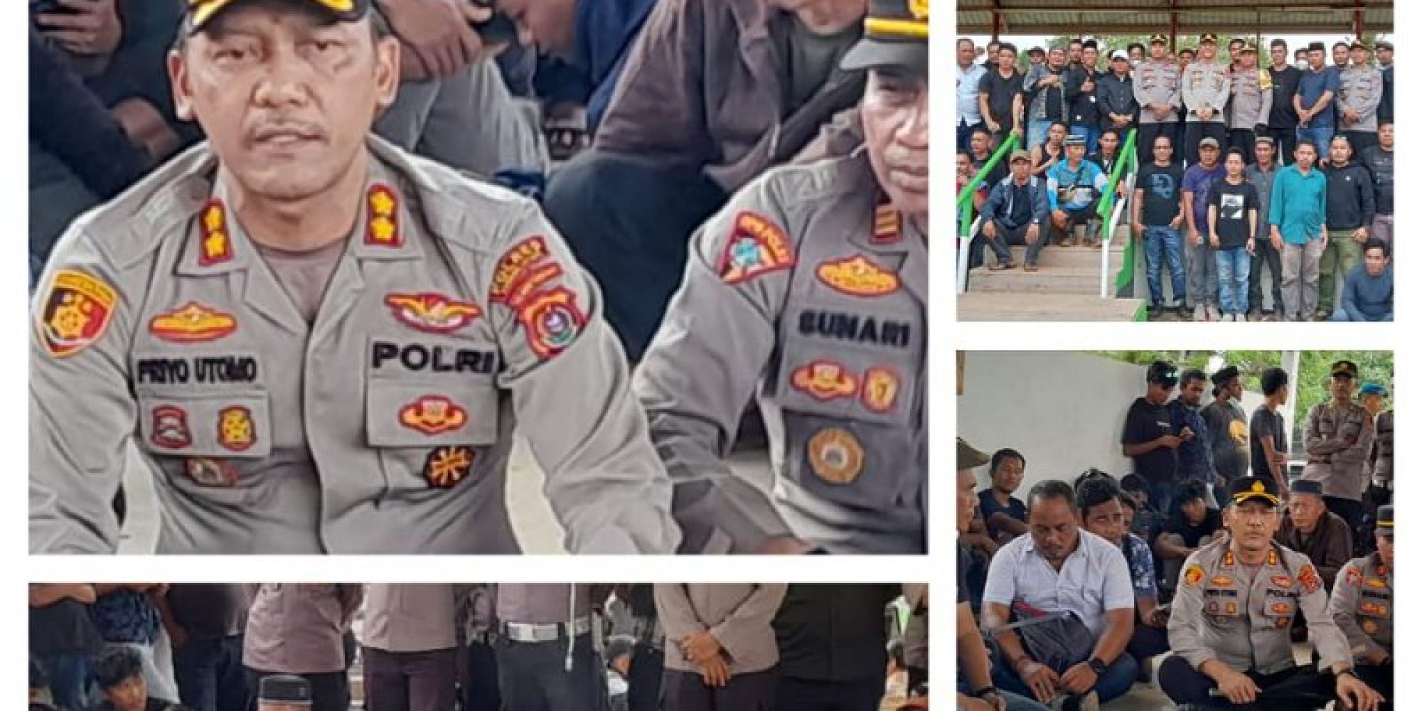 Duduk Bareng Bersama Kapolres Konut, Aksi Unjuk Rasa APL-KU di PT. Antam Kondusif