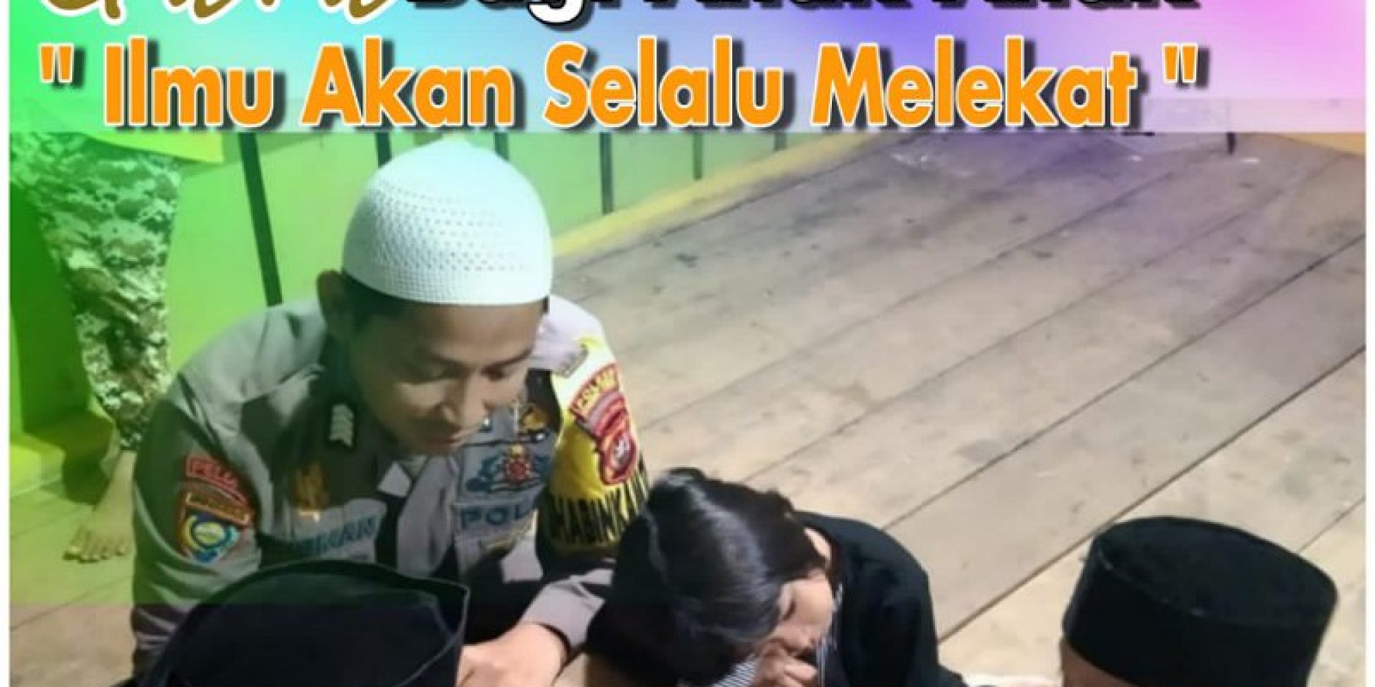 Tanamkan Nilai -Nilai agama Pada Anak Usia Dini, Bhabinkamtibmas Polsek Lasolo Menjadi Guru Mengaji