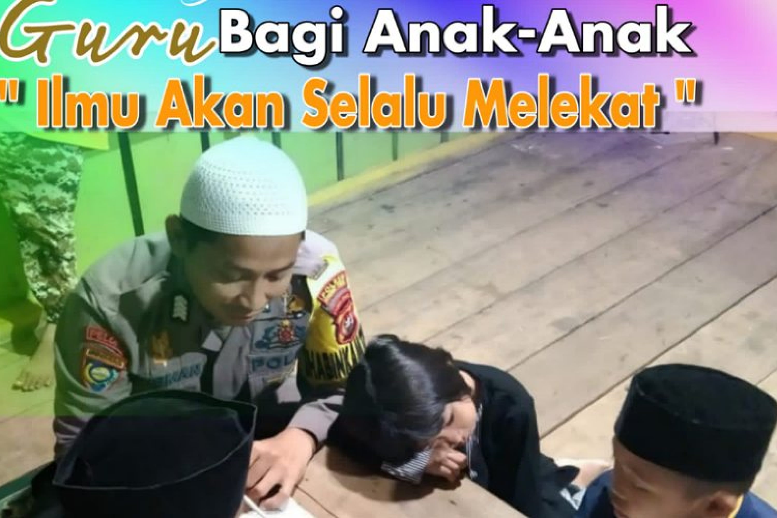 Tanamkan Nilai -Nilai agama Pada Anak Usia Dini, Bhabinkamtibmas Polsek Lasolo Menjadi Guru Mengaji