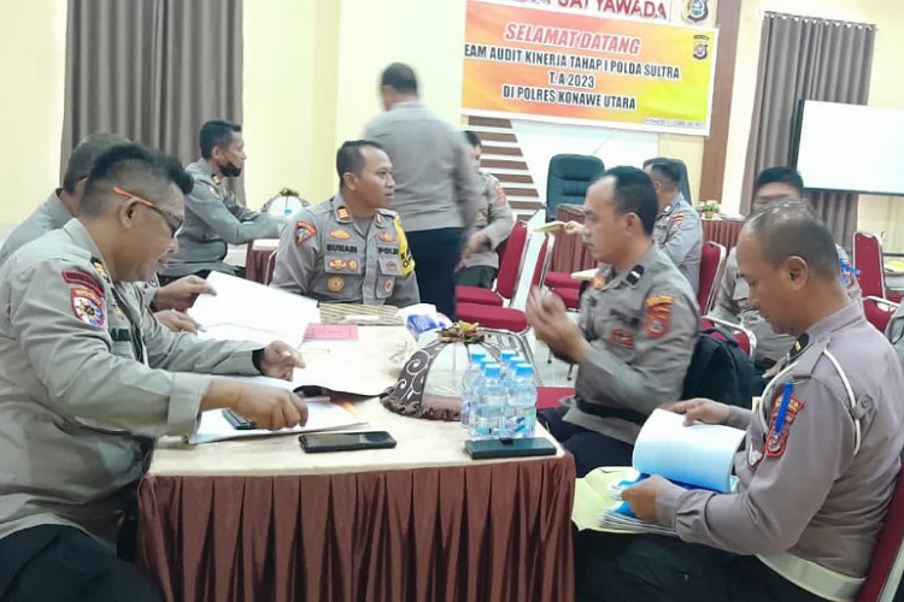 Itwasda Polda Sultra, Kunjungi Polres Konawe Utara