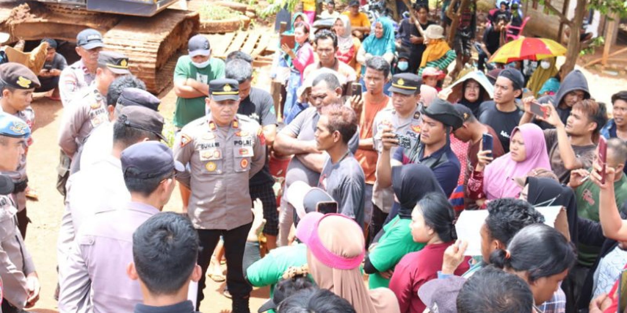 Ciptakan Rasa Nyaman Dan Tertib, Personil Polres Konut Gelar Pengamanan Aksi Unras di PT KNN