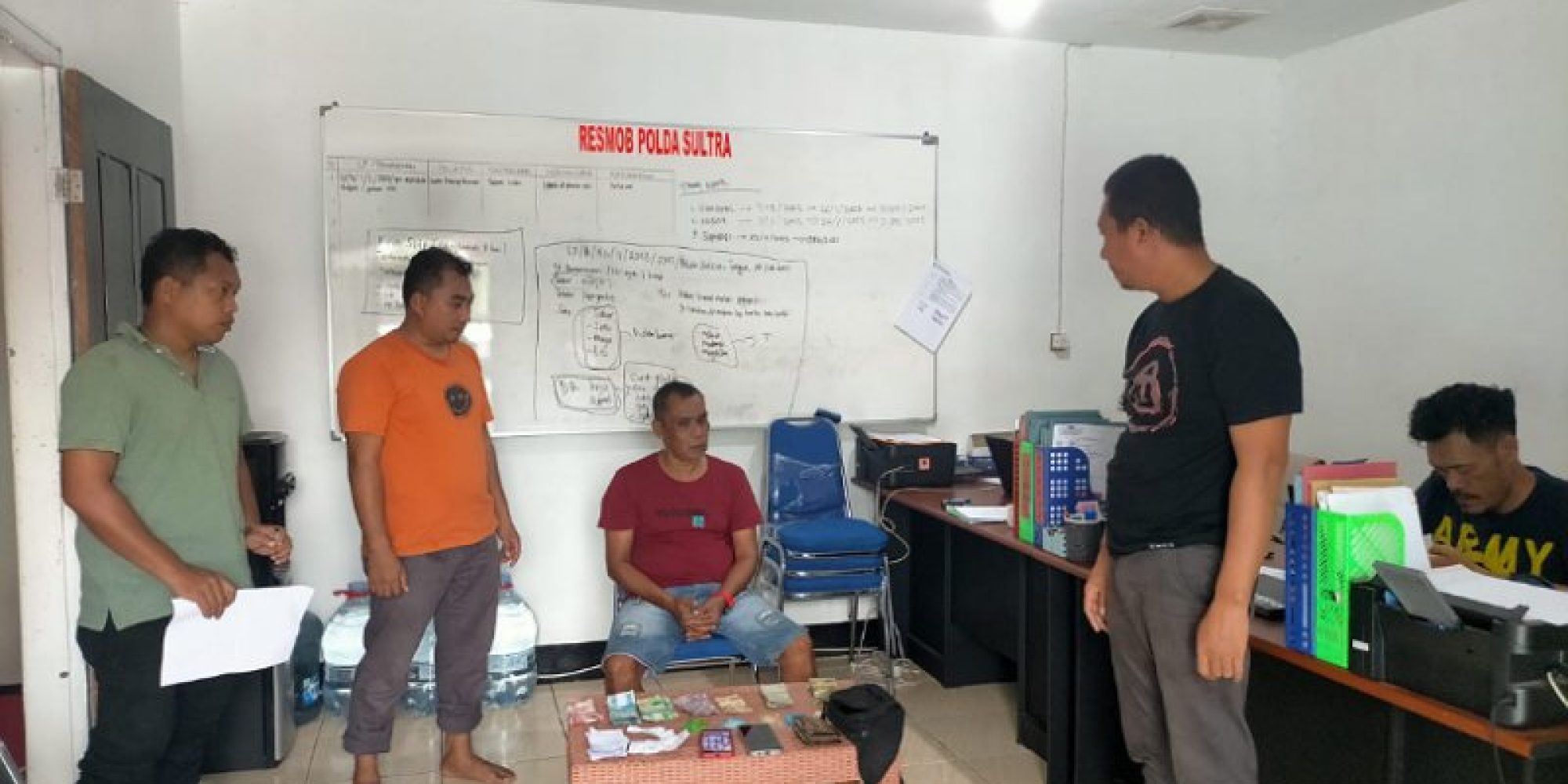 Aktif Jadi Bandar Judi togel, Seorang Pria Asal Kendari di Amankan Tim Resmob Polda Sultra