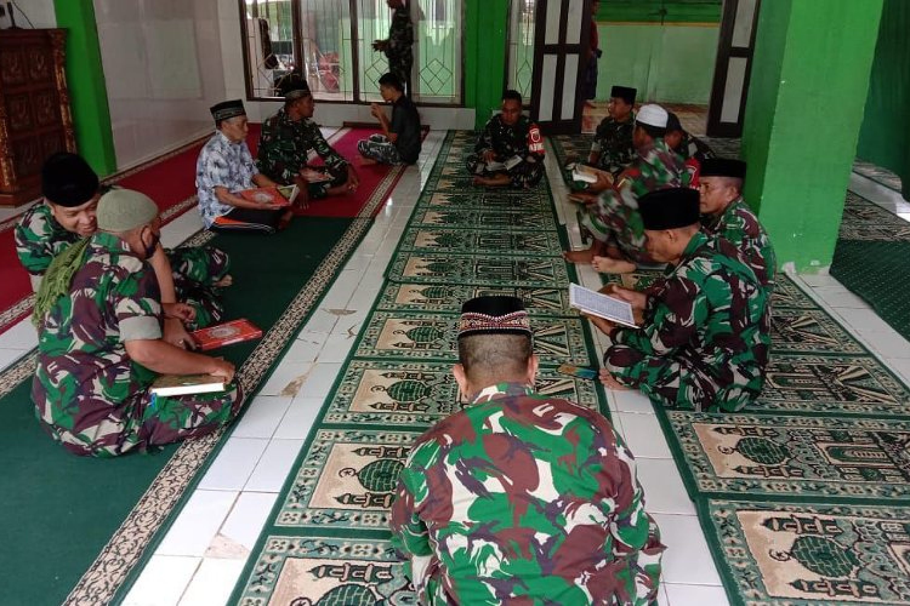 Kodim 1430/Konawe Utara Isi Bulan Ramadhan Dengan Tadarus Al’Quran