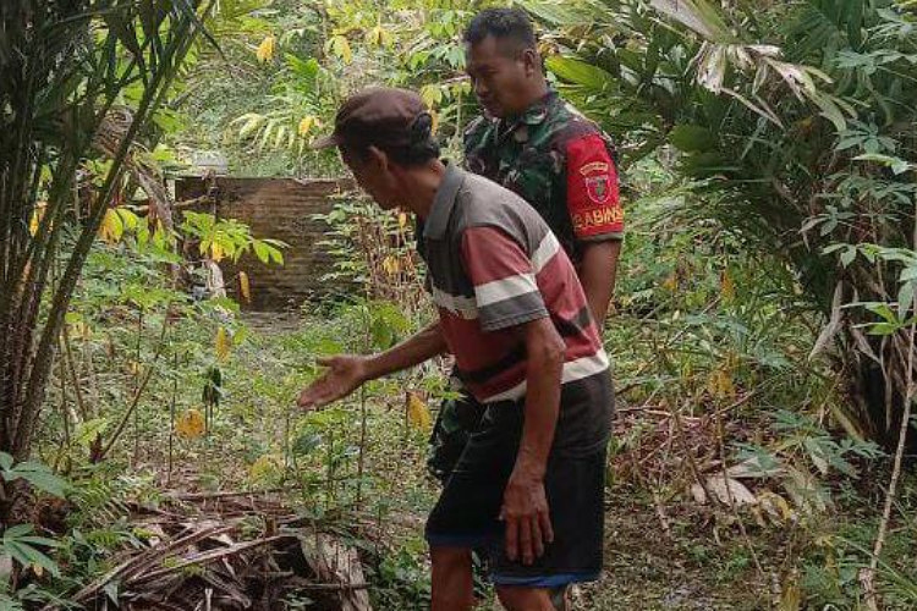 Babinsa Koramil 1430-02/Asera jalin komunikasi Sosial Sembangi Petani Salak
