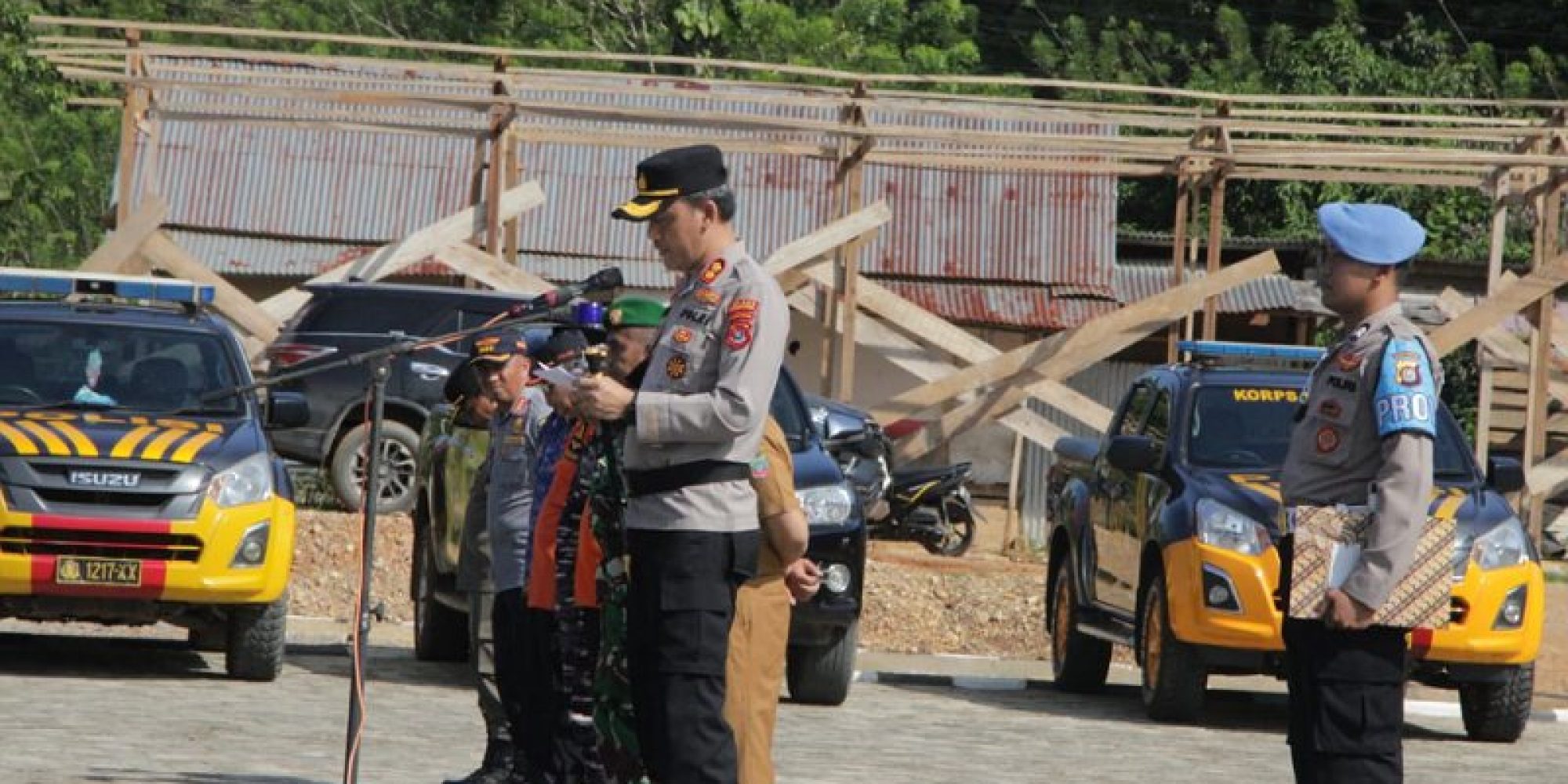 Polres Konut Apel Gelar Pasukan, 95 Personel Siap Amankan Idul Fitri 2023