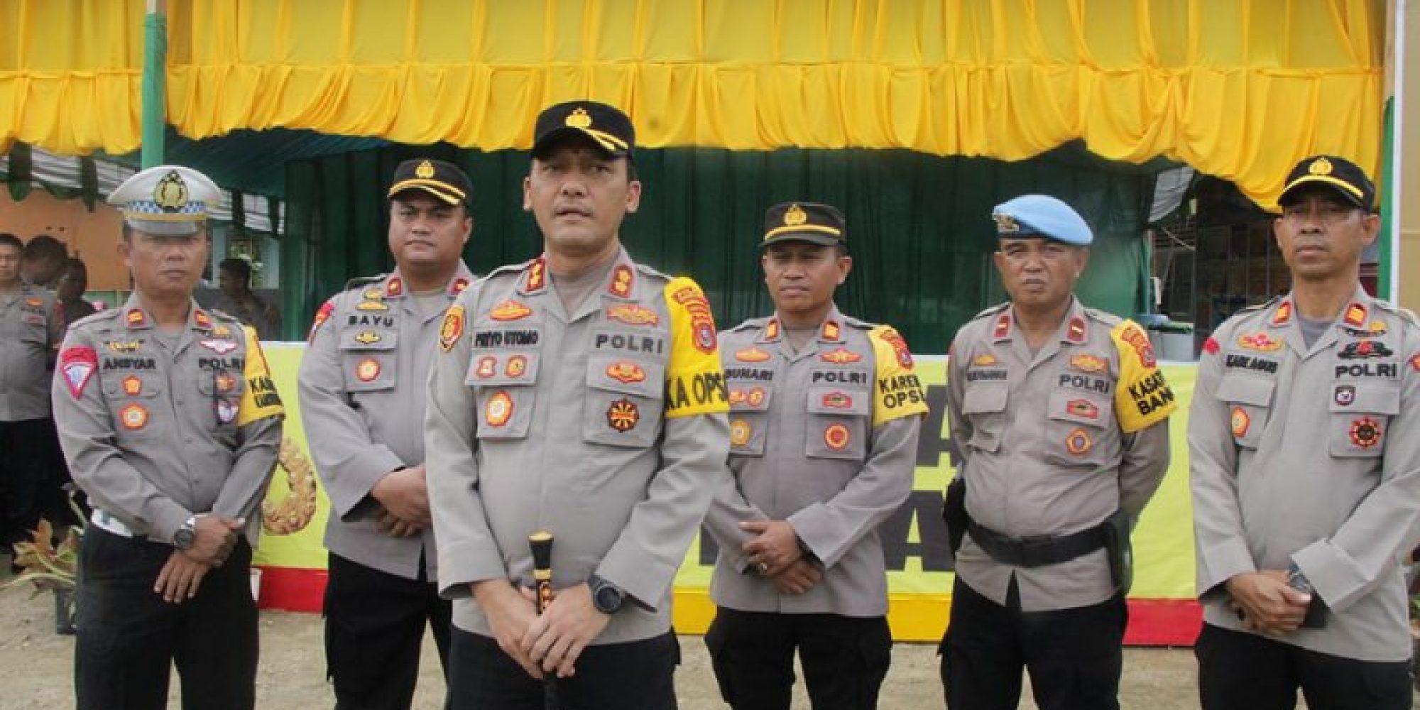 Kapolres Konawe Utara bersama Tim Was Ops Polda Sultra Tinjau Pospam Asera