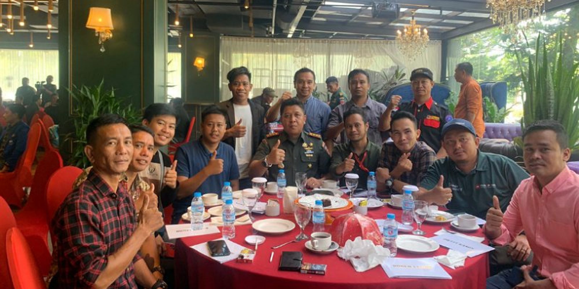 Silaturahmi Dan Halal Bilhalal, Danrem 143 HO Bersama Dandim 1430 Konut , Membangun Citra TNI Bersama Pers Untuk Konut