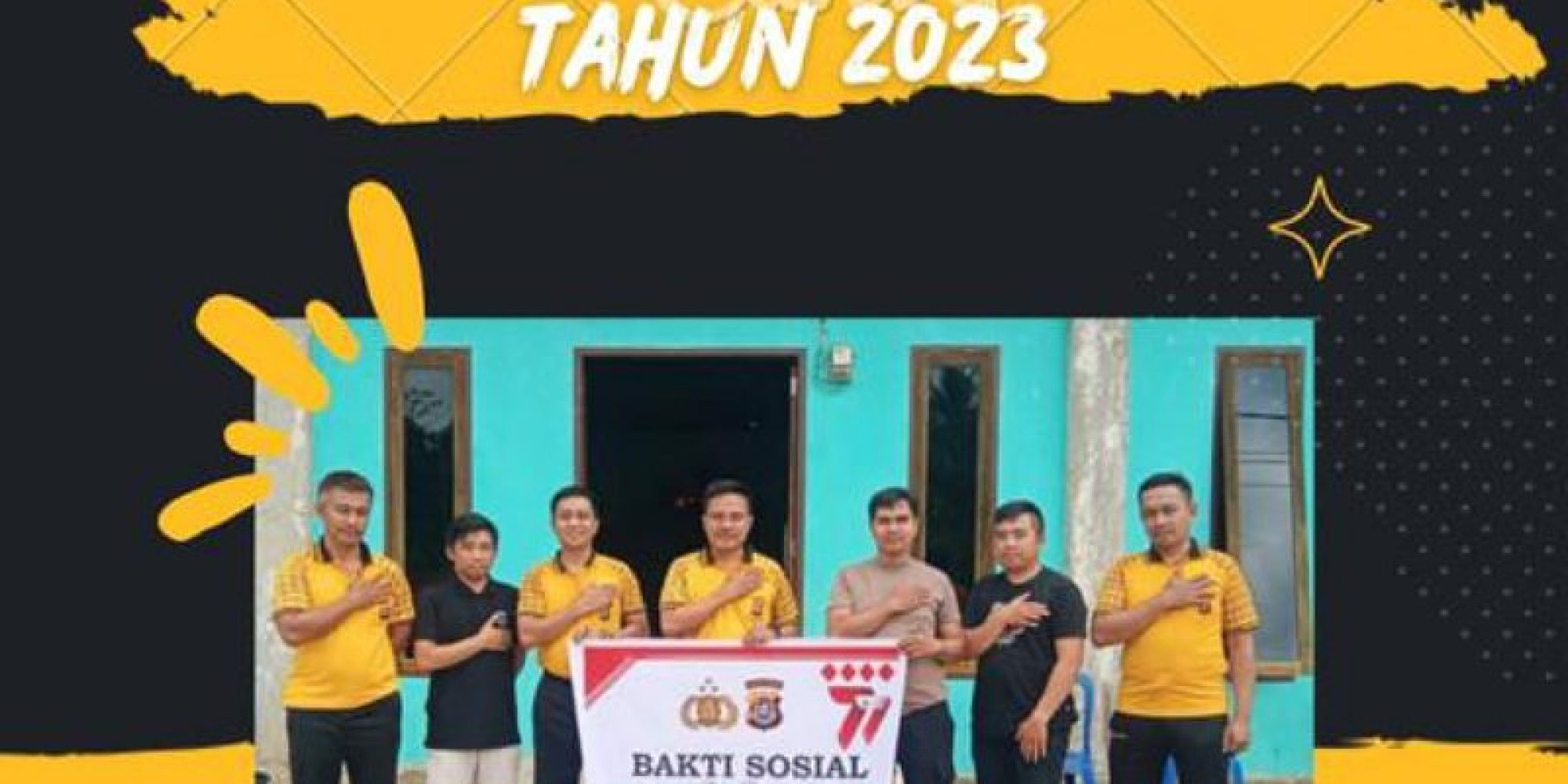 Peringati HUT Bhayangkara ke-77, Polsek Angata Laksanakan Bakti Sosial Dalam Bentuk Bersih-Bersih Masjid