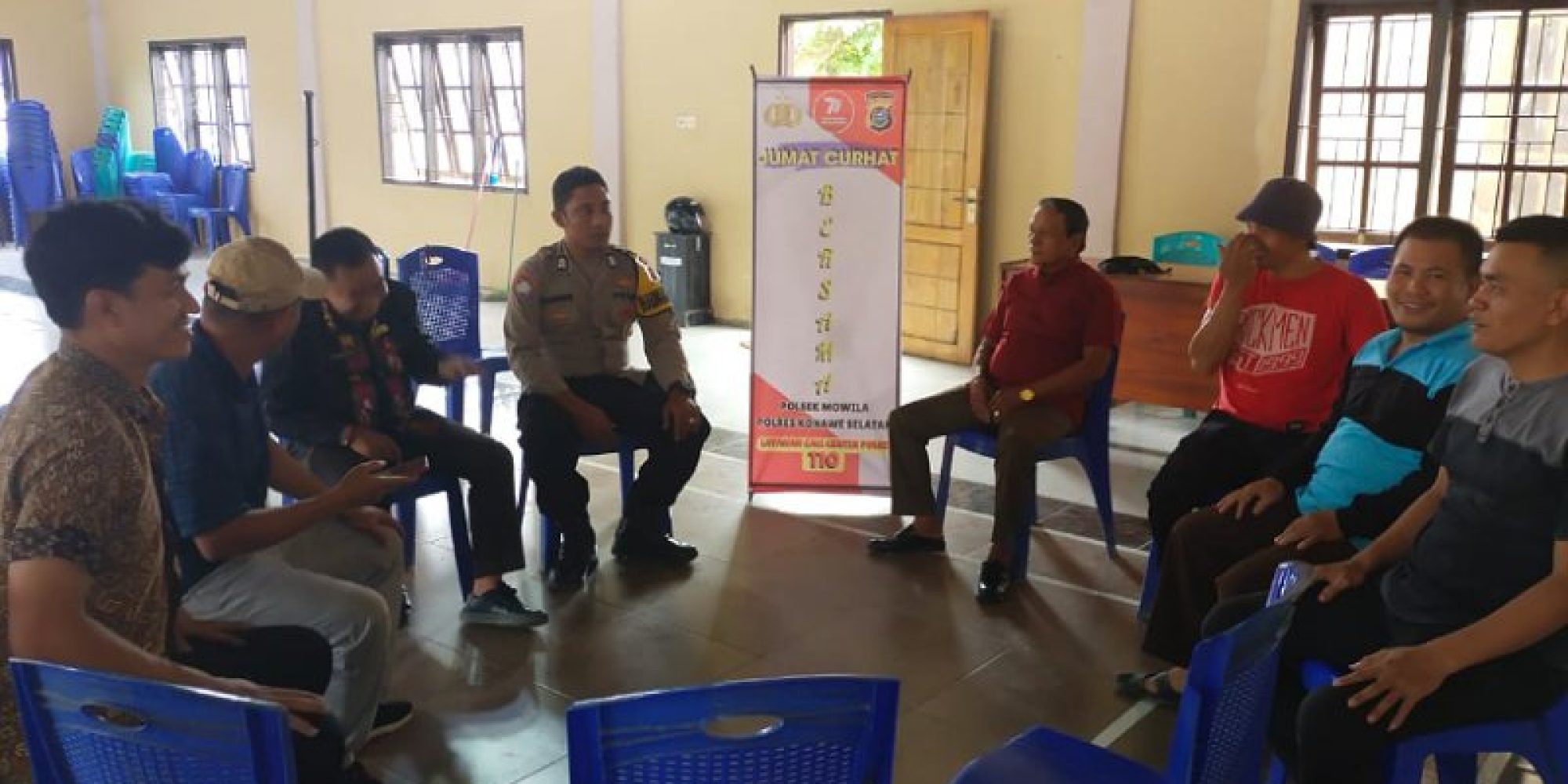 Melalui  Curhat Dan Ngopi Bareng, Polsek Mowila Dengarkan Langsung Keluh Kesah Masyarakat