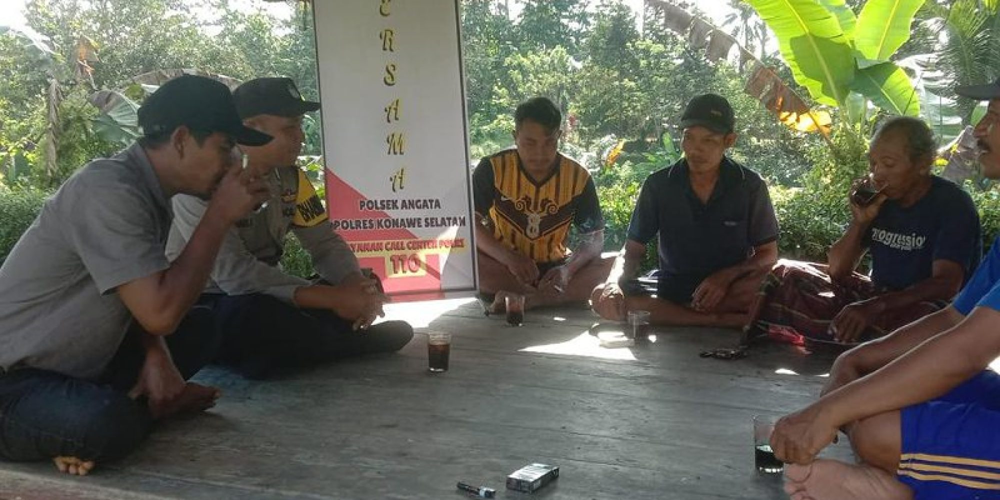 Kapolsek Angata Gelar Jumat Curhat Bersama Warga Desa Puuroe