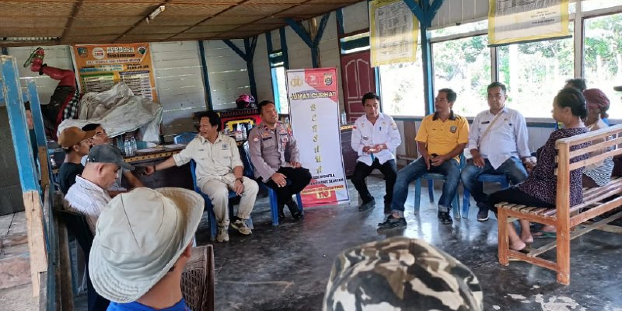 Polsek Mowila Gelar Curhat Dan Ngopi Bareng, Warga Minta Penertiban Hewan Ternak