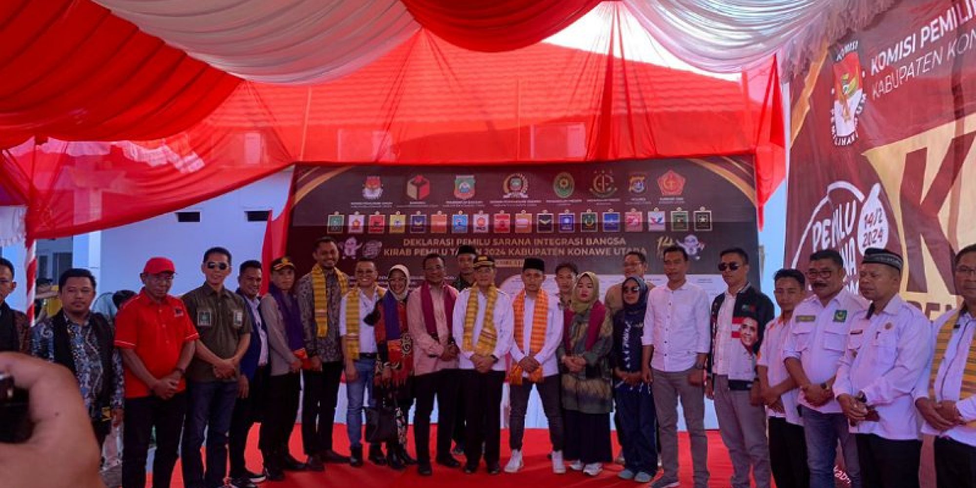 KPU Konut Laksanakan Sosialisasi Kirab Pemilu 2024 Mendatang