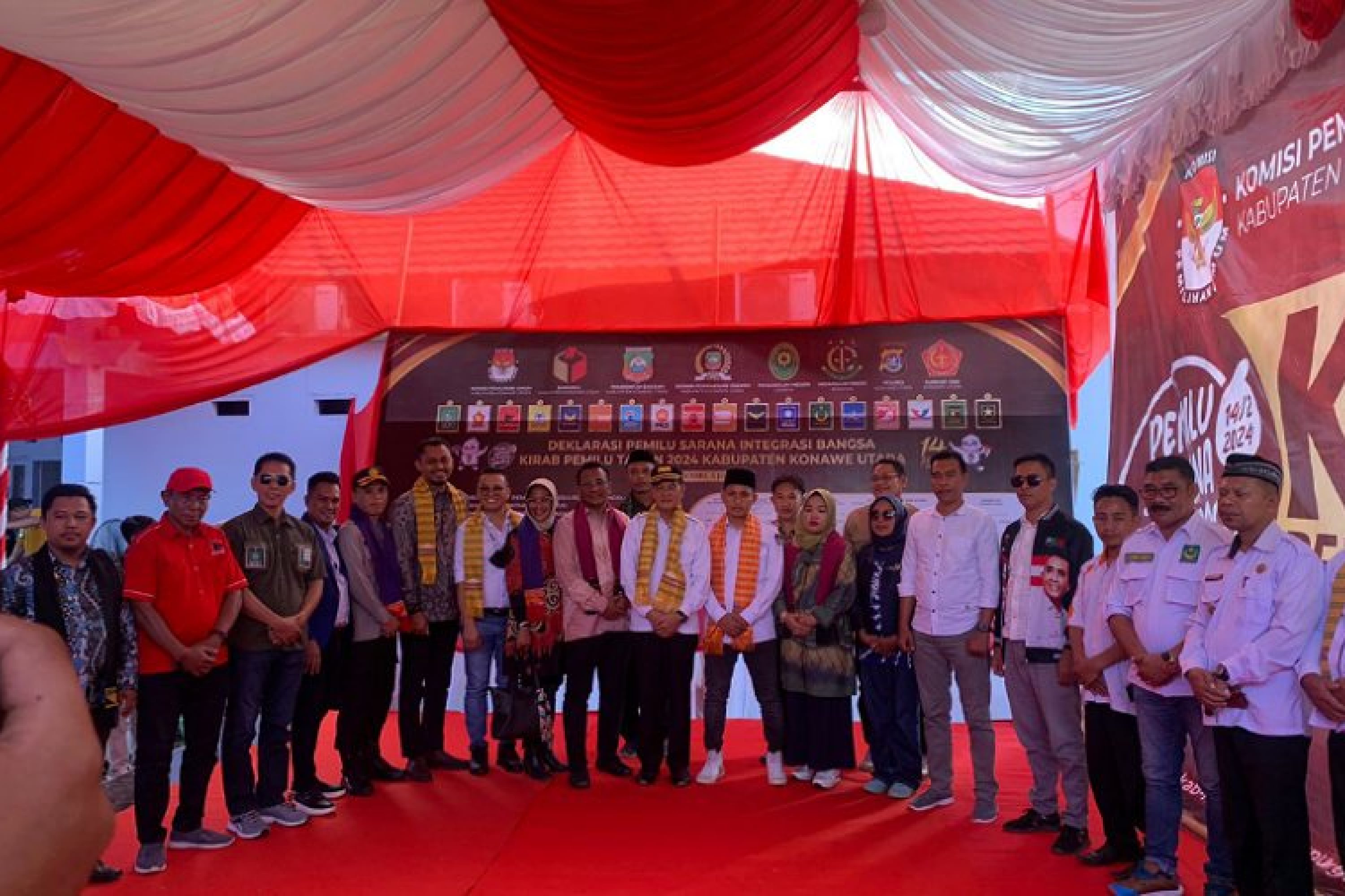 KPU Konut Laksanakan Sosialisasi Kirab Pemilu 2024 Mendatang