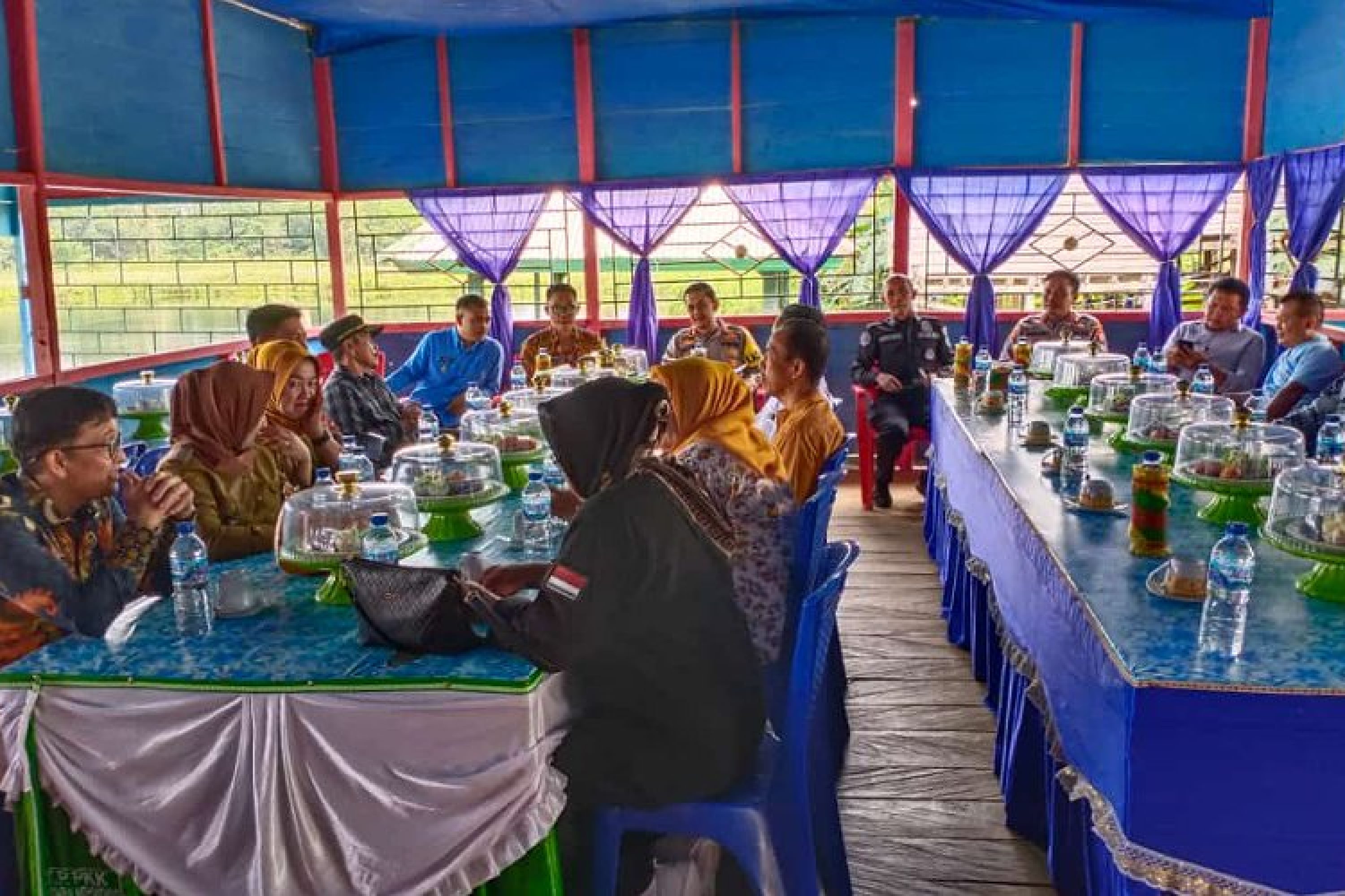 Gelar Safari Kamtibmas di Kec Angata, Kapolres Konsel  Minta Kades Berperan Aktif Jaga Kamtibmas Dan Bentuk FKPM