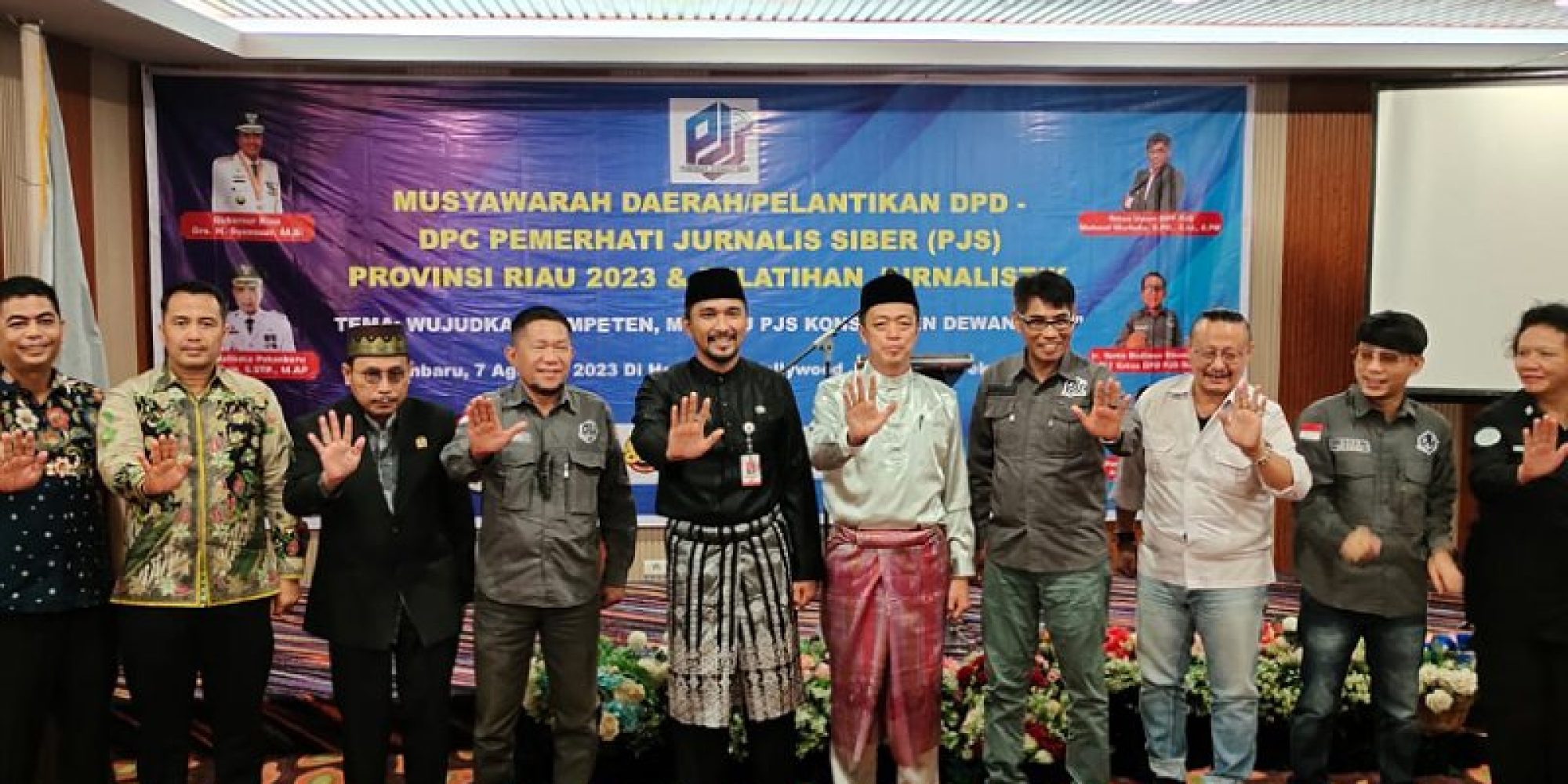 Dilantik Ketum Mahmud Marhaba, DPD dan DPC se Kepri Siap Hantar PJS Menuju Konstituen Dewan Pers