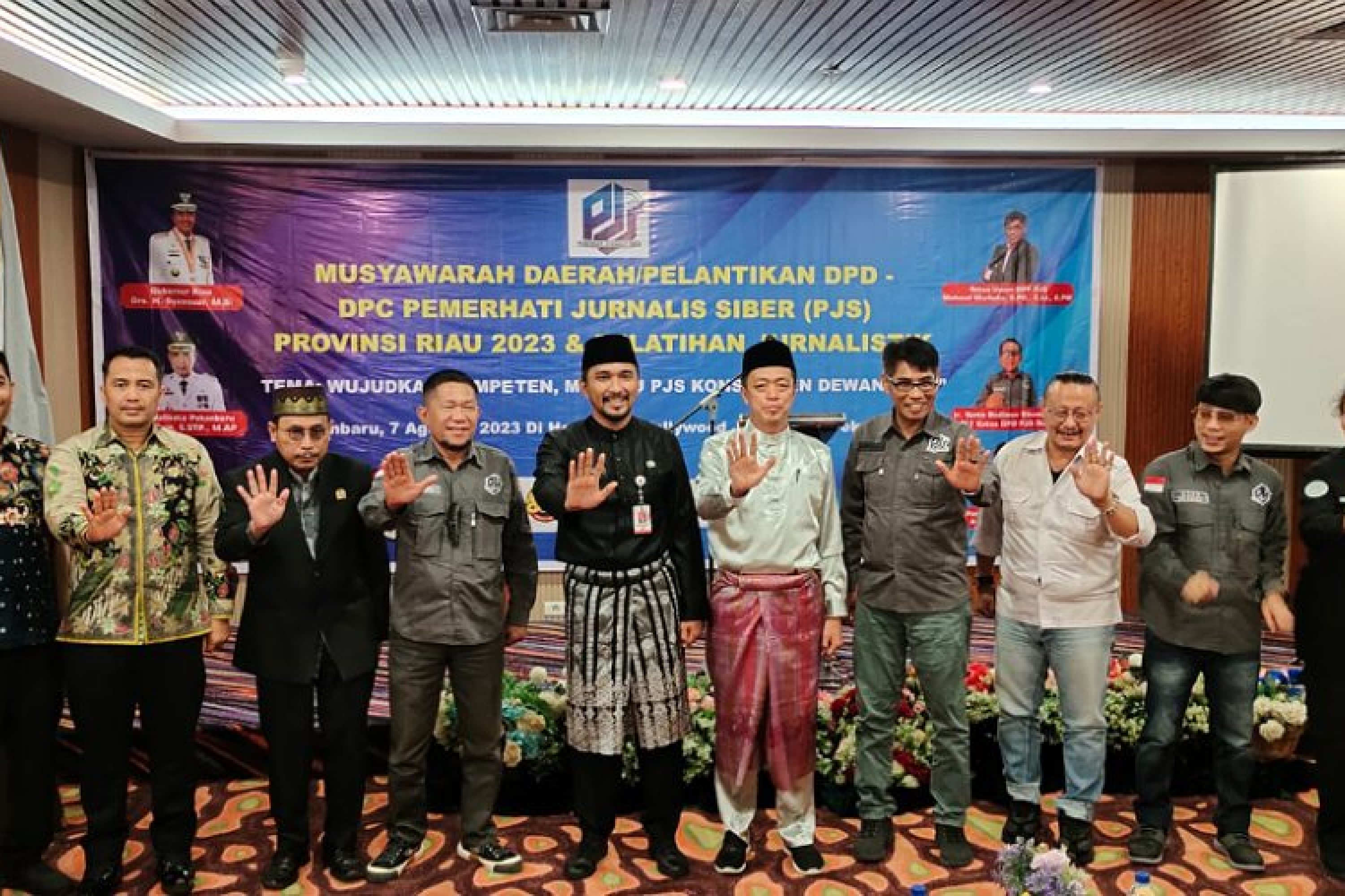 Dilantik Ketum Mahmud Marhaba, DPD dan DPC se Kepri Siap Hantar PJS Menuju Konstituen Dewan Pers