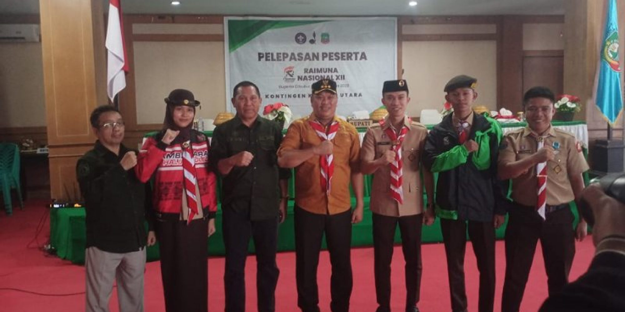Bupati Konawe Utara Resmi Melepas Raimuna Nasional Yang Ke – XXI tahun 2023