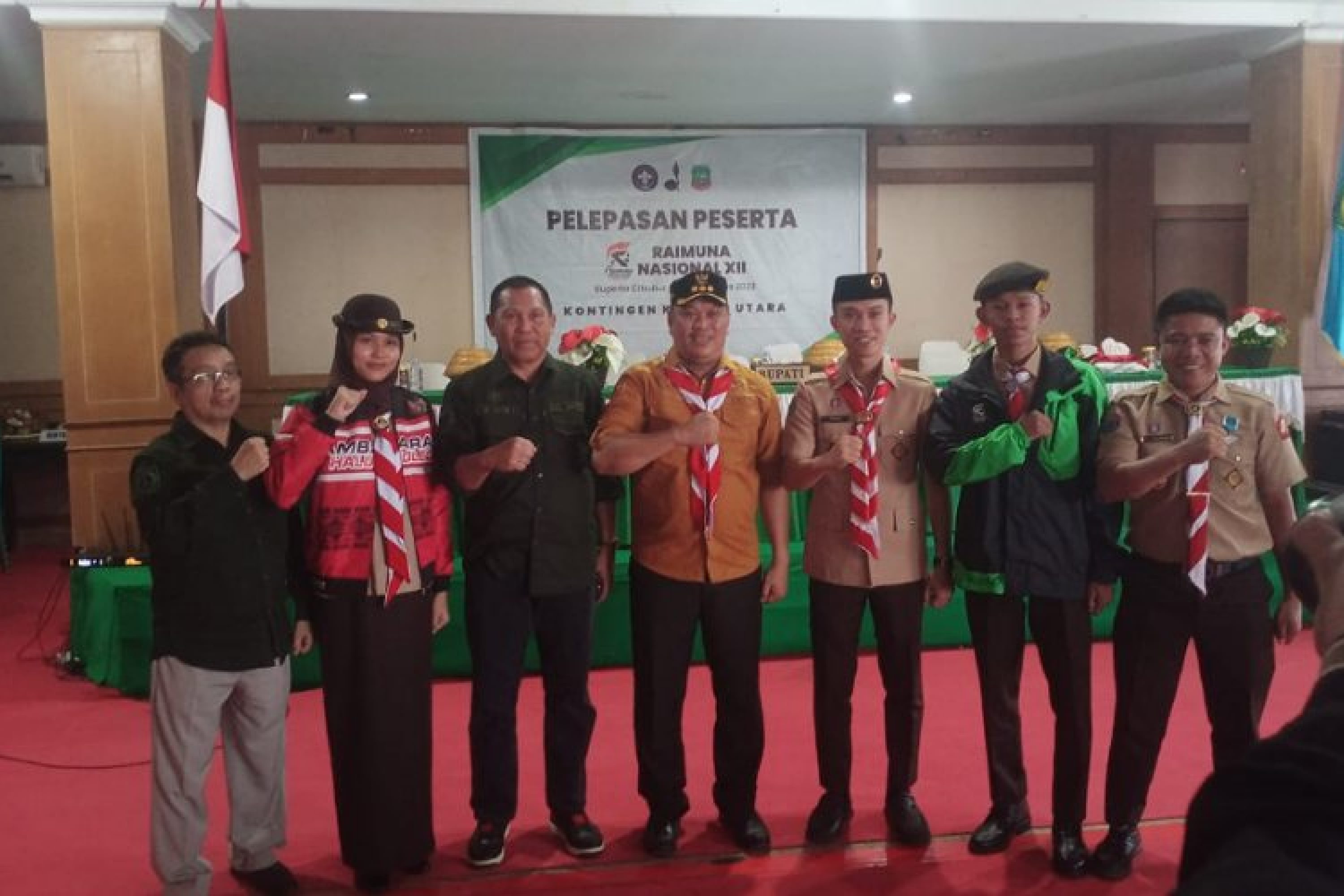Bupati Konawe Utara Resmi Melepas Raimuna Nasional Yang Ke – XXI tahun 2023