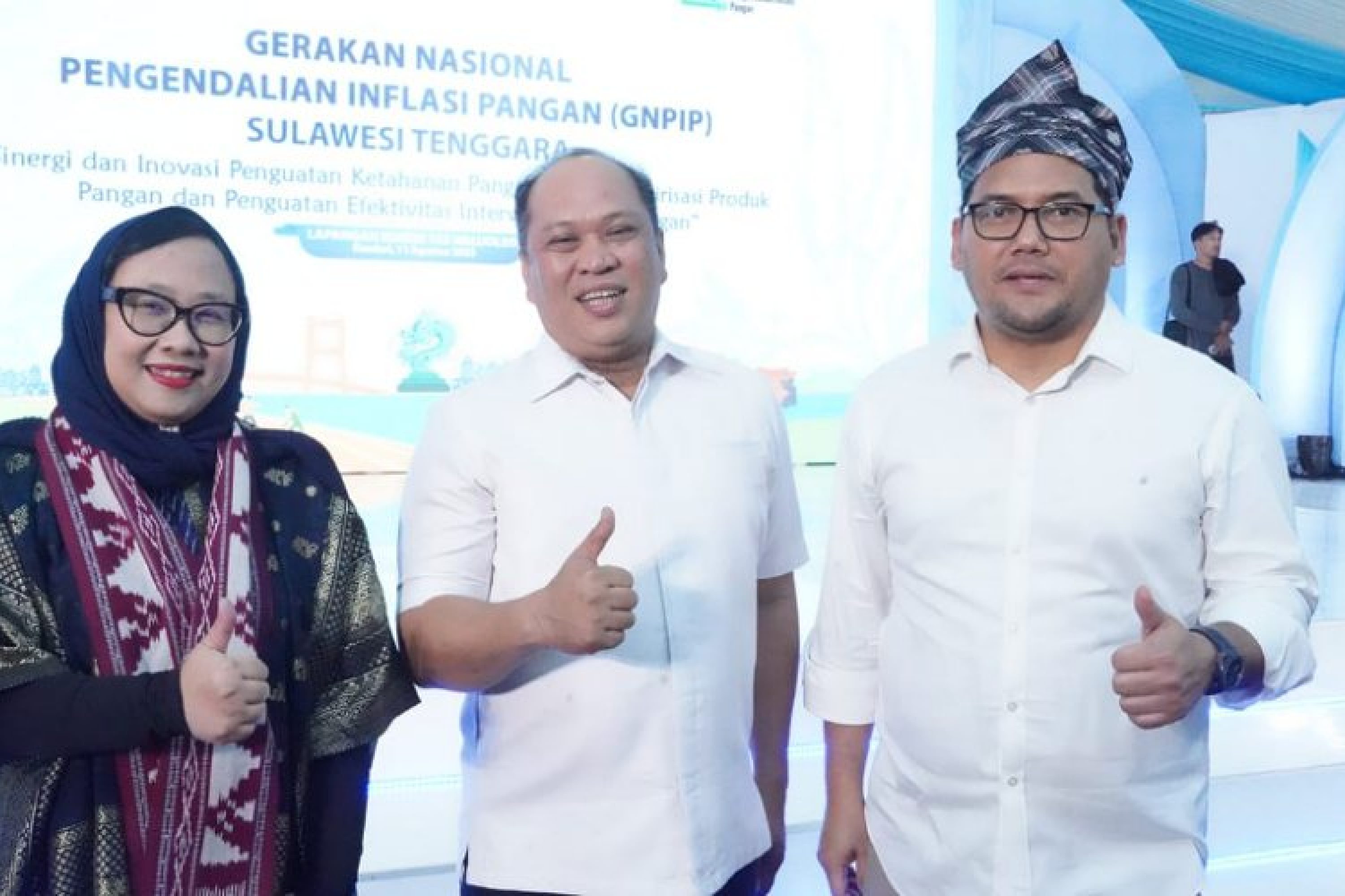 Bupati Konut Menghadiri Launching Gerakan Nasional Pengendalian Inflasi Pangan (GNPIP ) tahun 2023