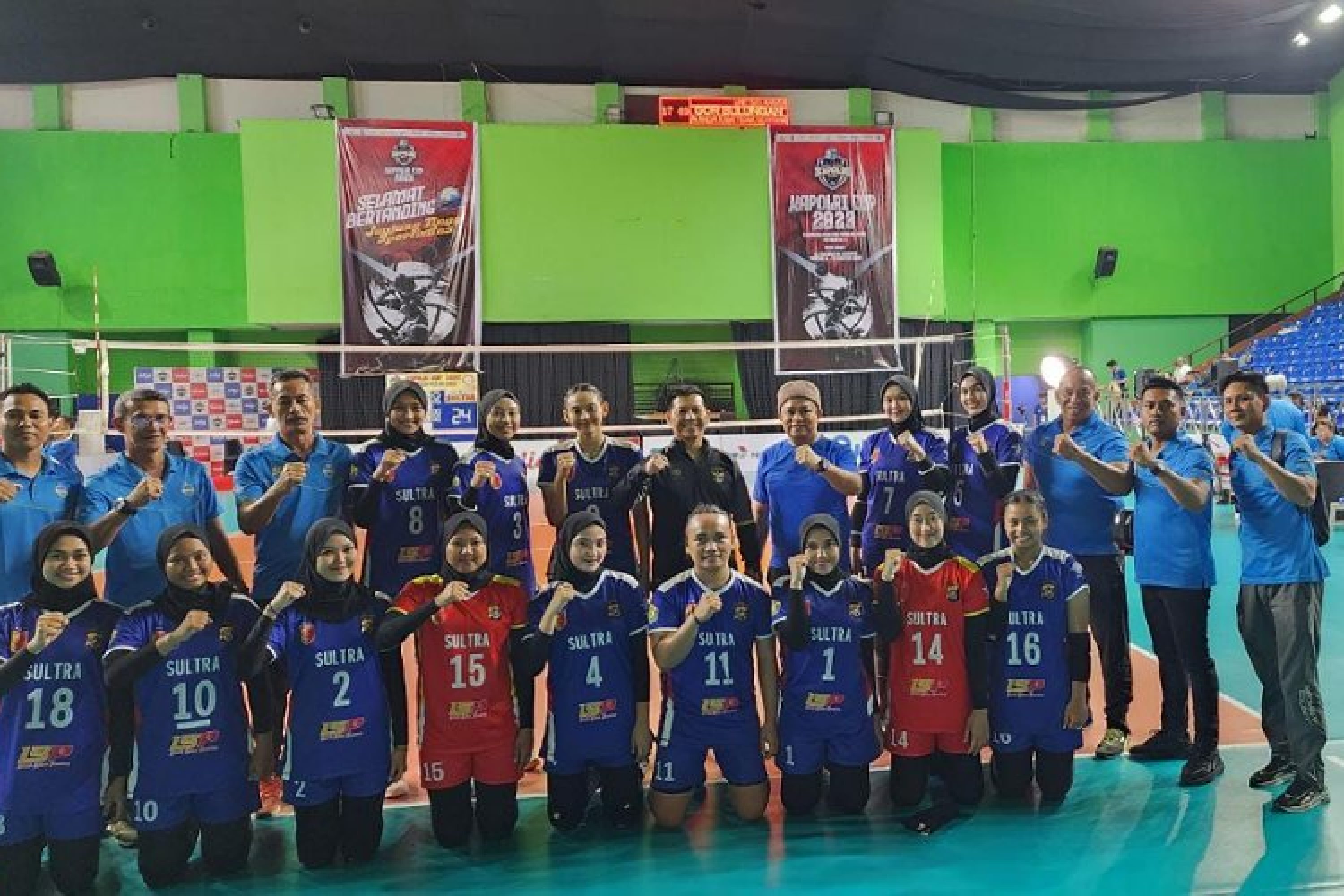 Tim Voli Putri Polda Sultra Berhasil Melaju ke Final Four Turnamen Kapolri Cup 2023