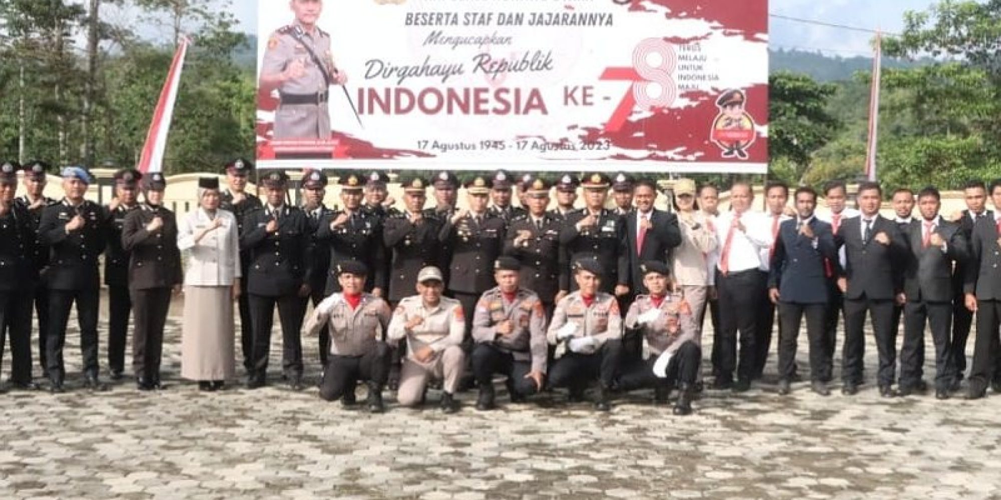 Peringatan HUT Kemerdekaan RI Ke 78 2023, Jadi Irup Wakapolres Konut Pesankan ini Kepada Anggota