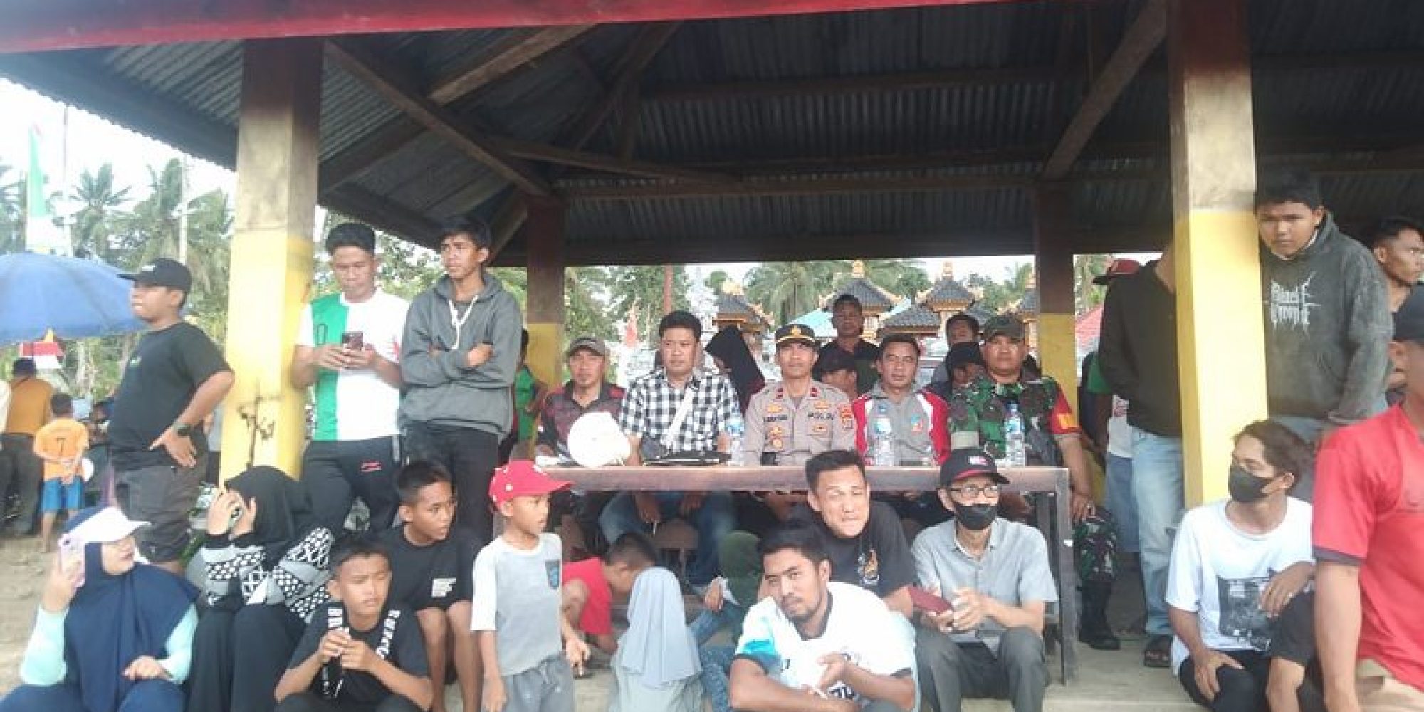 Berikan Rasa Aman Saat Pertandingan, Polsek Mowila Lakukan Pengamanan Sepak Bola